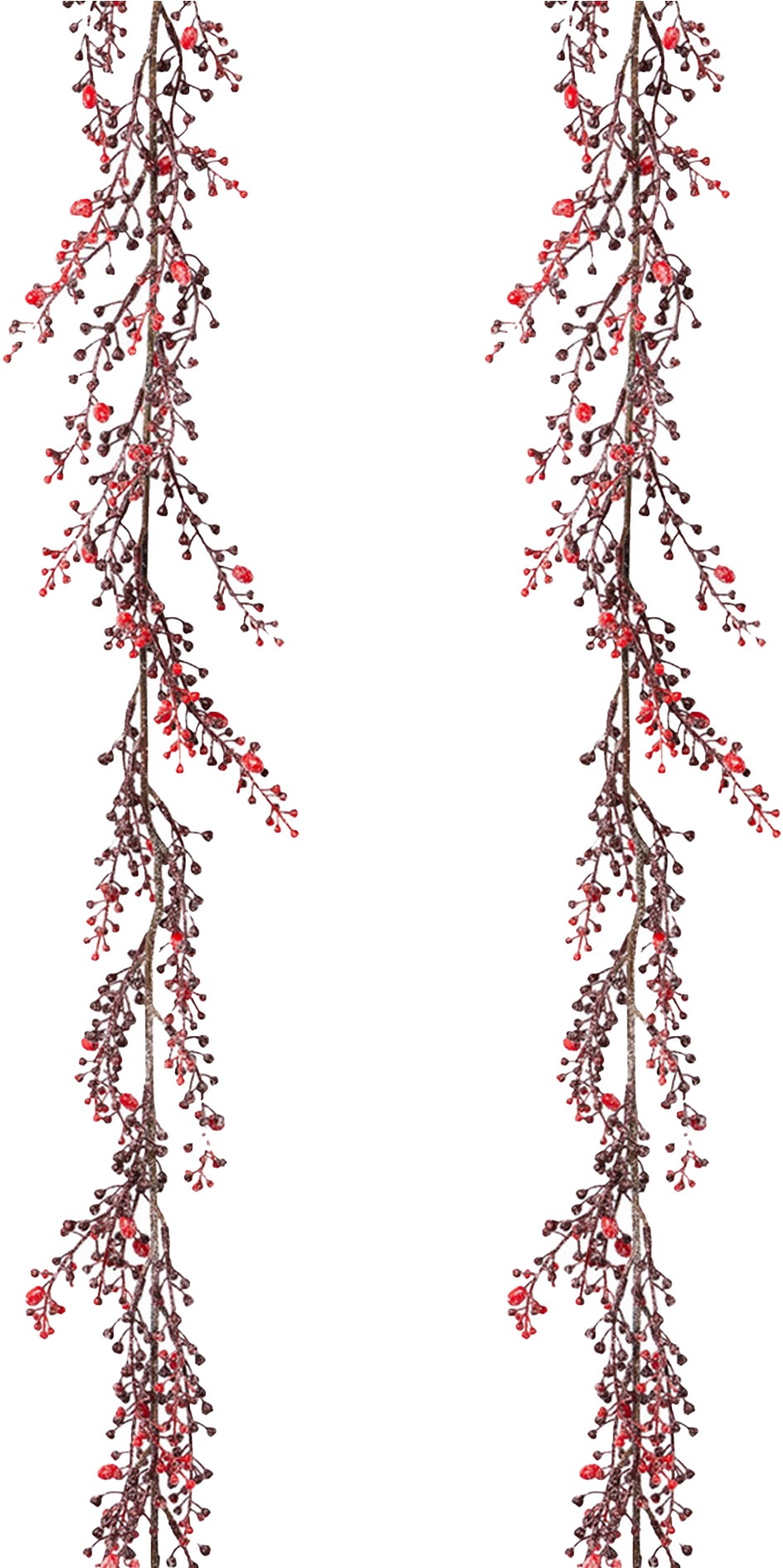 Image of Creativ deco Kunstgirlande, (Set, 2 St.), 2er Set, mit geeister Optik, Länge 186 cm bei Ackermann Versand Schweiz