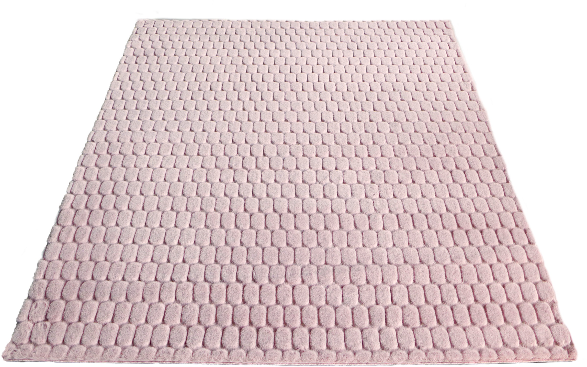 Image of DELAVITA Teppich »Sandra«, rechteckig, 15 mm Höhe, Kaninchenfell-Haptik, einfarbig, weicher Flor, idealer Teppich für Wohnzimmer & Schlafzimmer bei Ackermann Versand Schweiz