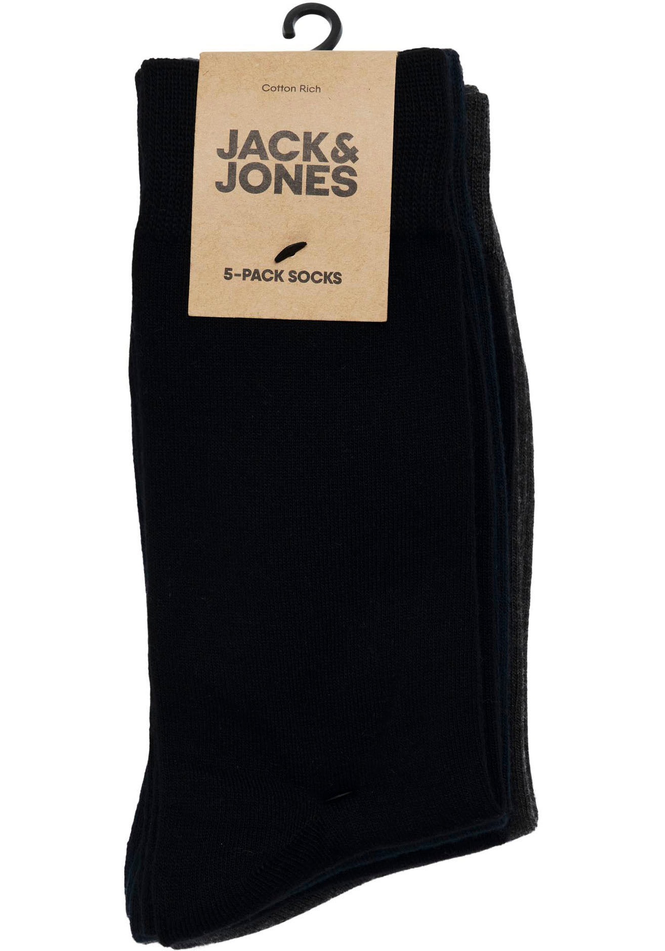 Jack & Jones Basicsocken »JACBASIC BAMBOO SOCK 5 PACK NOOS«, (Packung, 5 Paar)