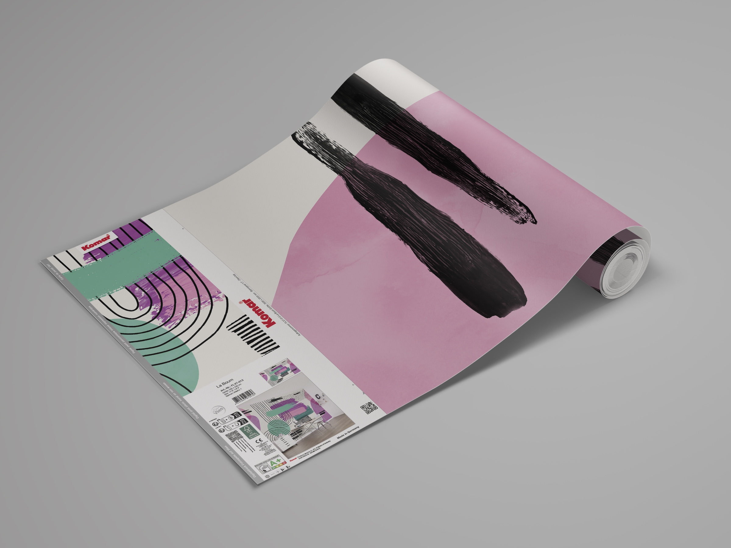 Komar Papier peint photo »Komar Vlies Fototapete - La Boum  - Grösse 350 x 250 cm« imprimé