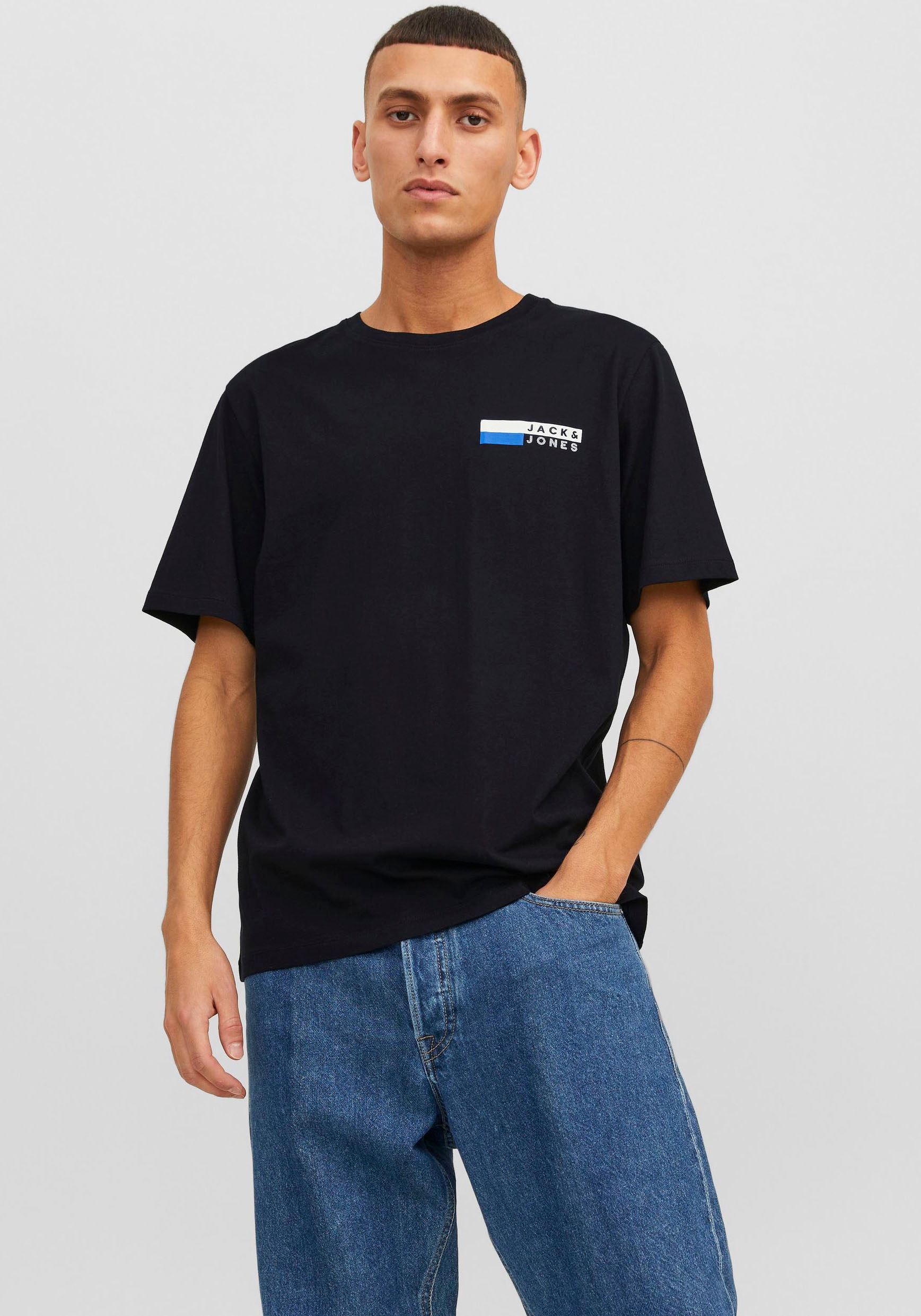 Jack & Jones Rundhalsshirt »JJECORP LOGO TEE PLAY SS O-NECK NOOS«