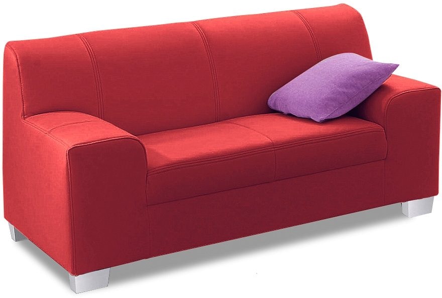 DOMO collection 2-places »Amando  zeitlos und modern, komfortabel,« in vielen Bezugsvarianten, auch in Leder