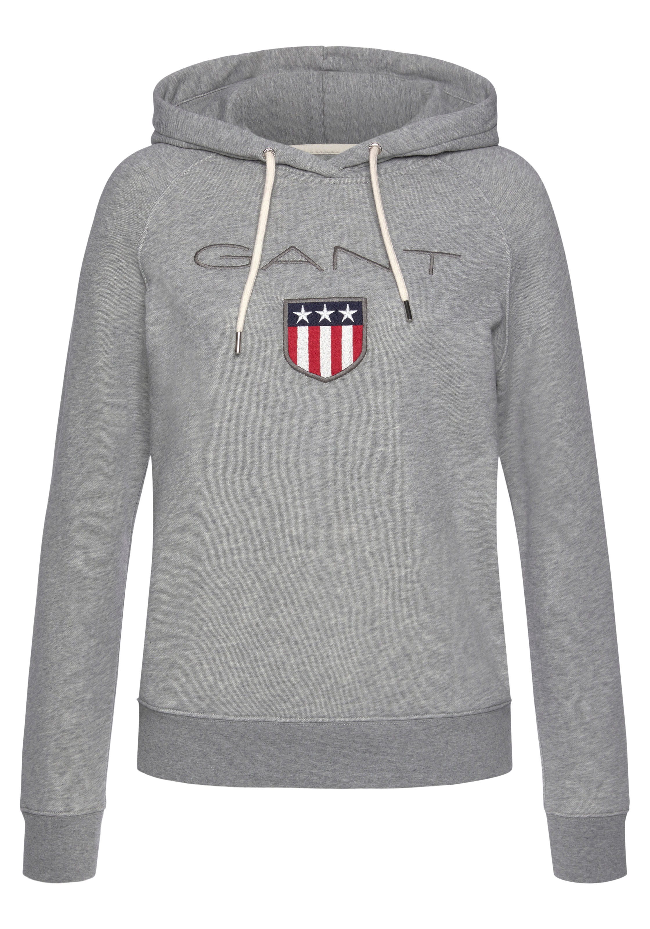 Image of Gant Sweatshirt »GANT SHIELD SWEAT HOODIE«, mit grosser Label-Applikation vorne bei Ackermann Versand Schweiz