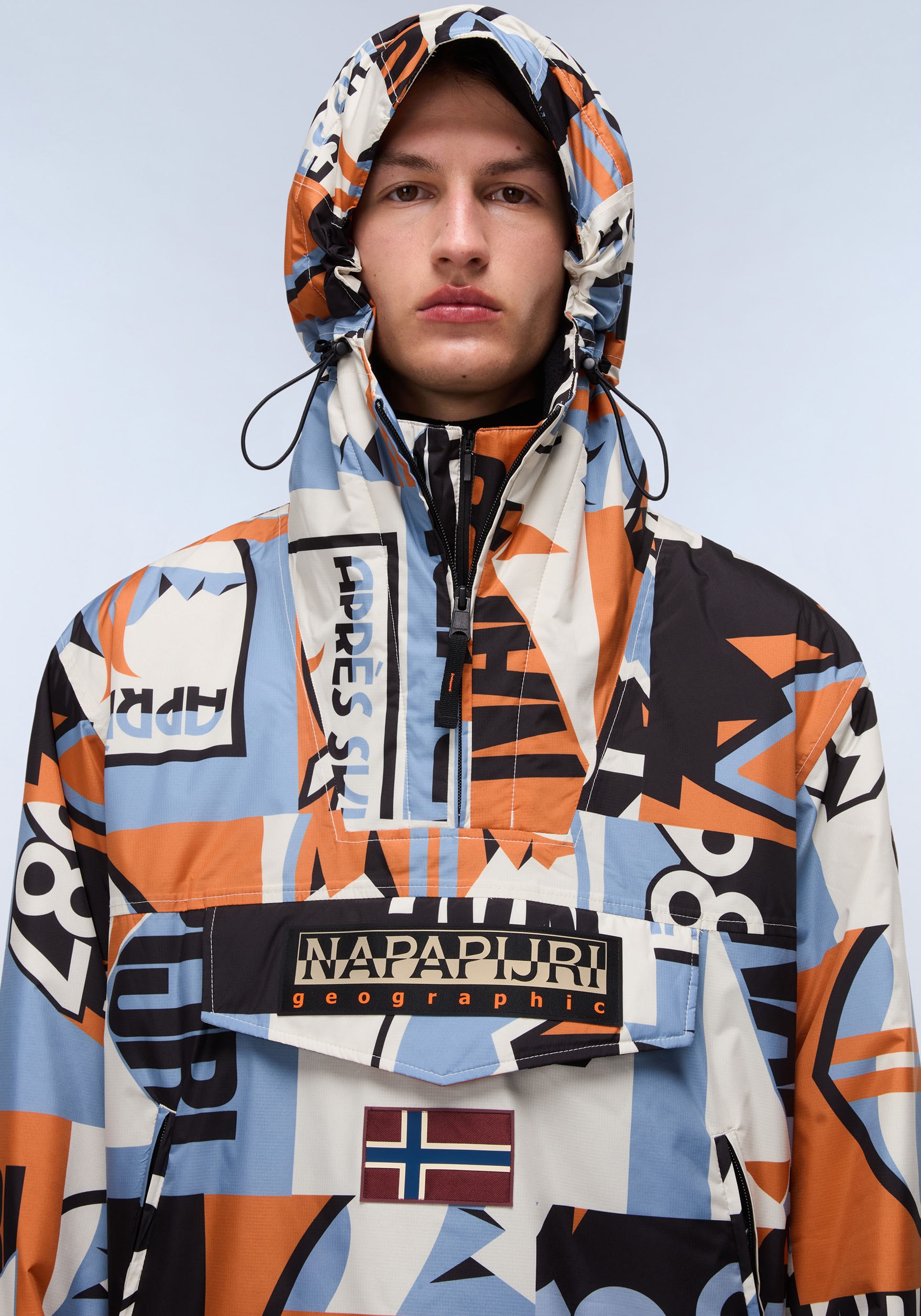 Napapijri Veste fonctionnelle »NEXT« mit Kapuze Regular fit mit Kapuze und Stehkragen