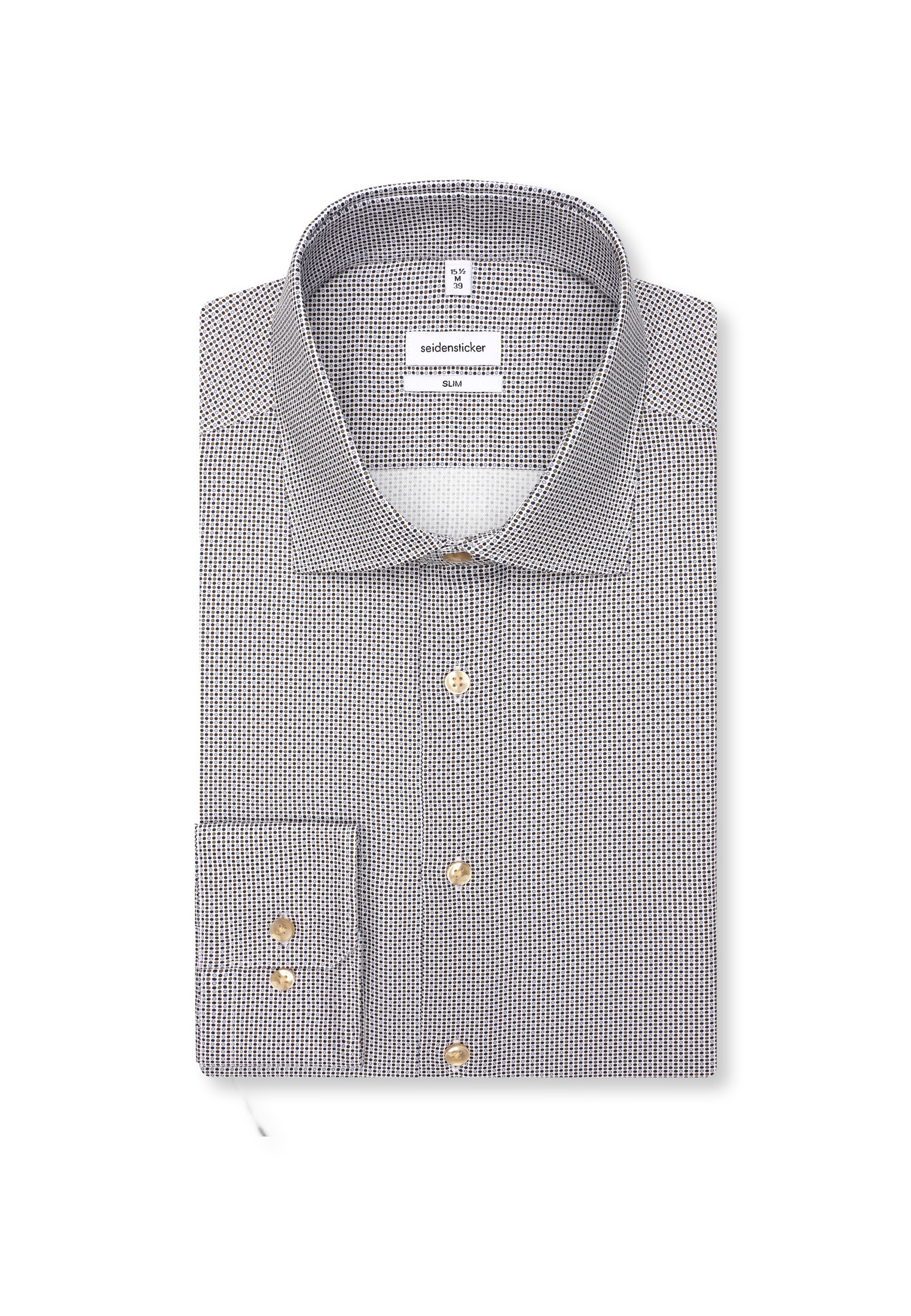 seidensticker Businesshemd »Schwarze Rose« Shaped 1/1 Kentkragen Druck