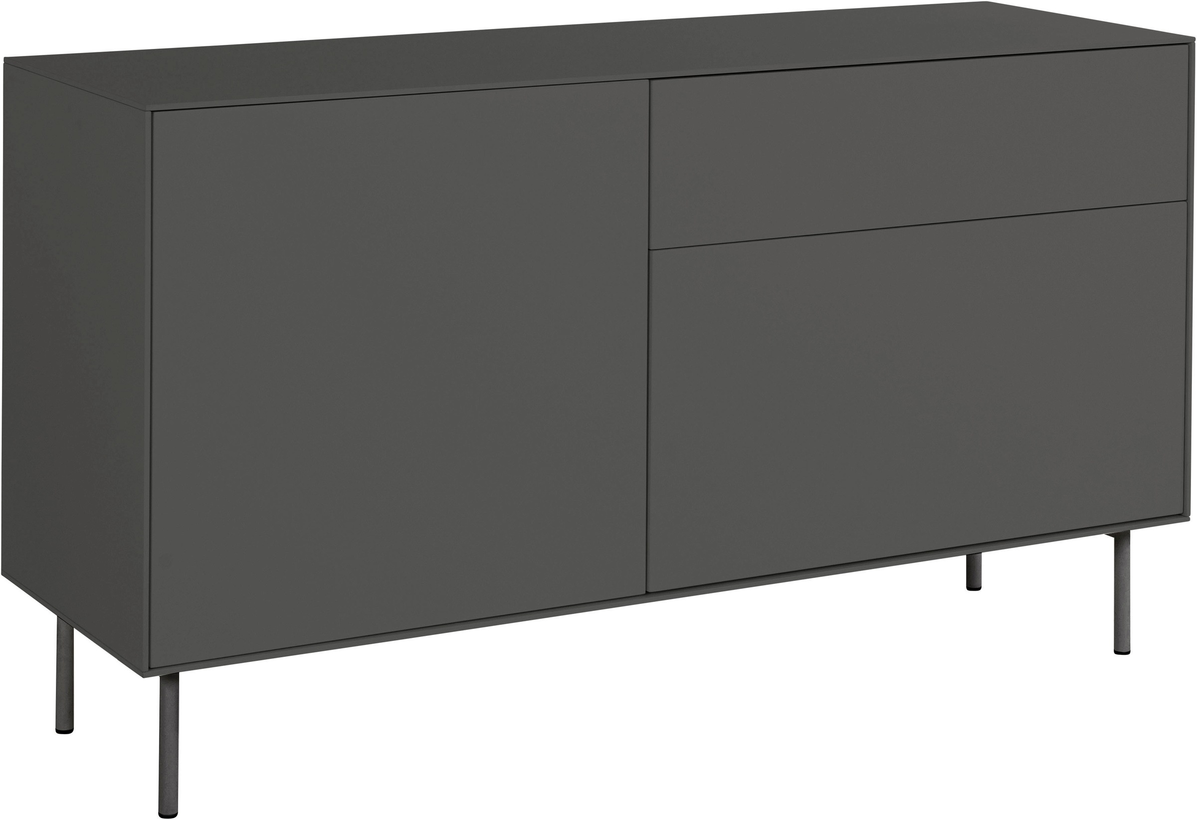 LeGer Home by Lena Gercke Lowboard »Essentials«, Breite: 127 cm, MDF lackiert, Push-to-open-Funktion