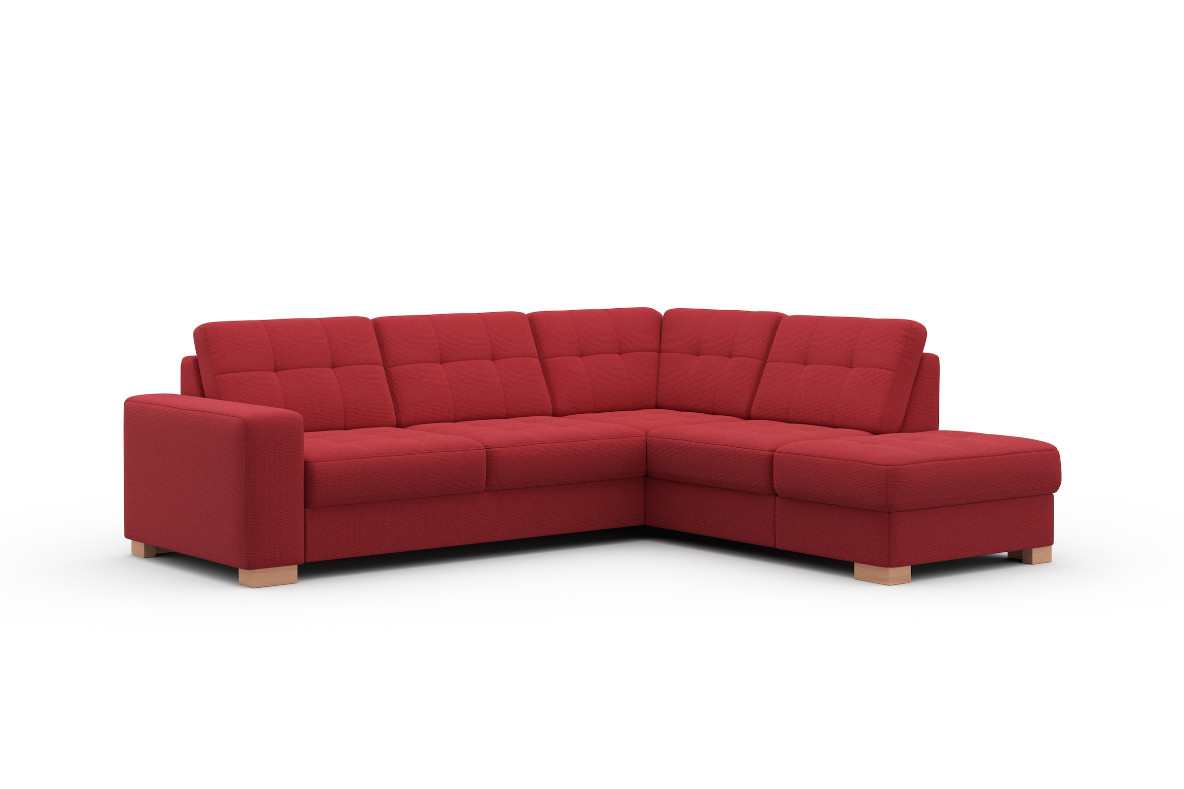 sit&more Ecksofa »Quincy L-Form«, wahlweise mit Bettfunktion und Bettkasten