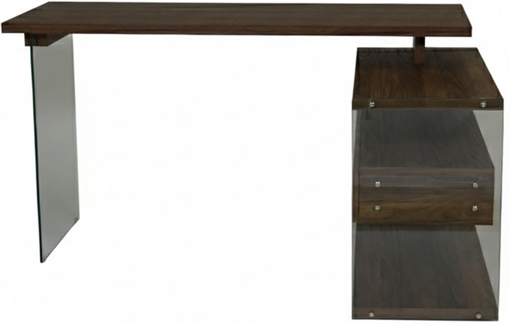 Image of Jahnke Eckschreibtisch "LUX C 15 E" Eckschreibtisch,Glas,wechselseitig montierbar,2 Schubladen,B:145 cm