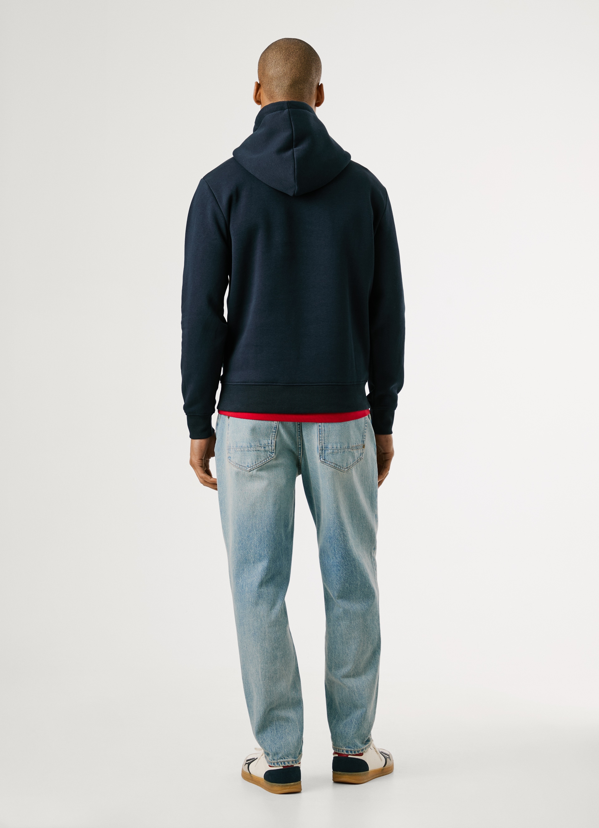 Pepe Jeans Hoodie »MACBETH SMALL LOGO« Regular Fit mit gesticktem Logo