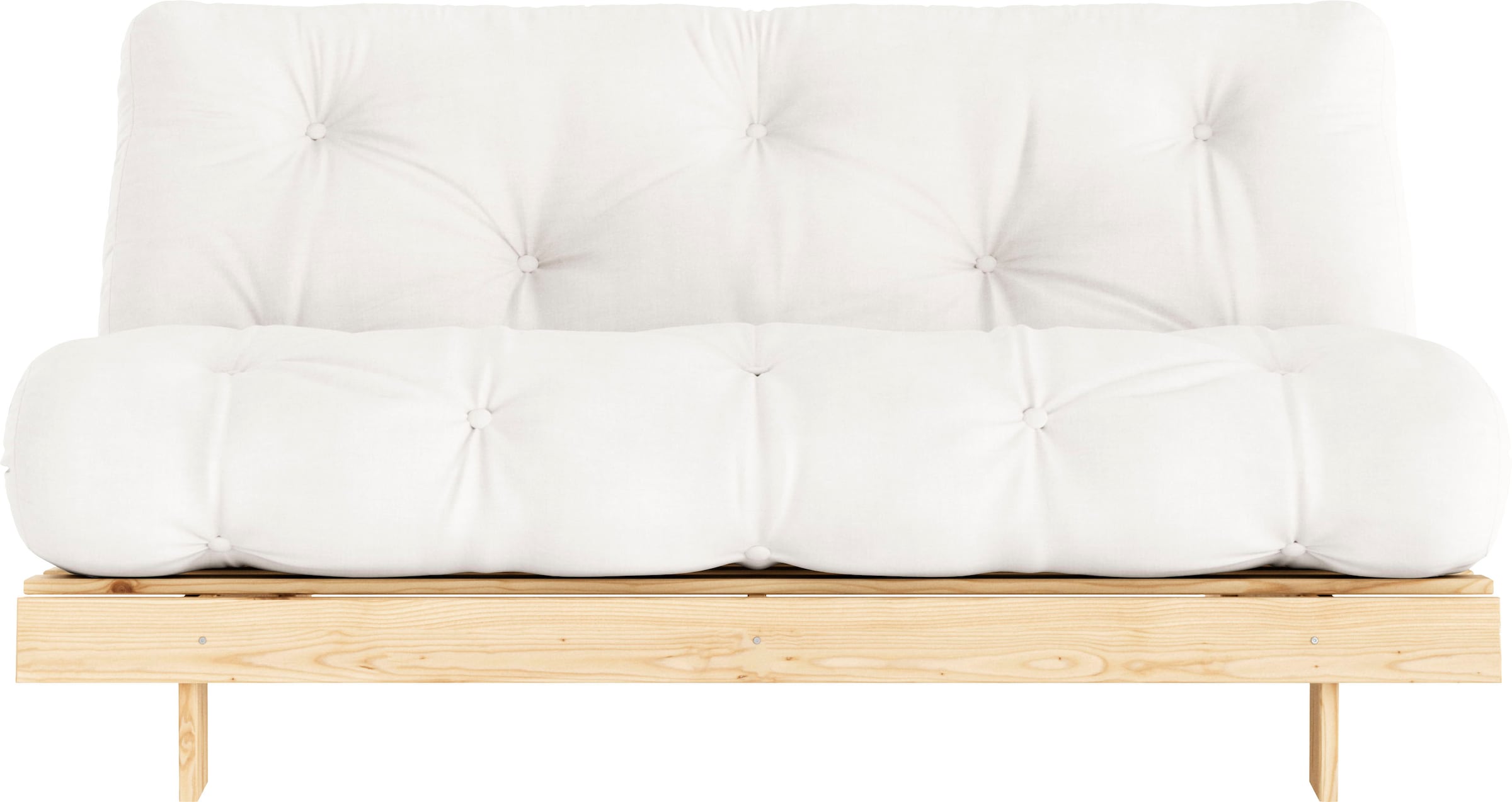 Karup Design Daybett "Roots Sofa Bed, Schlafsofa, Bettfunktion, FSC-Massivholz," Inkl. Futonmatratze, Made in Europe, langlebig, B: 140 oder 160 cm
