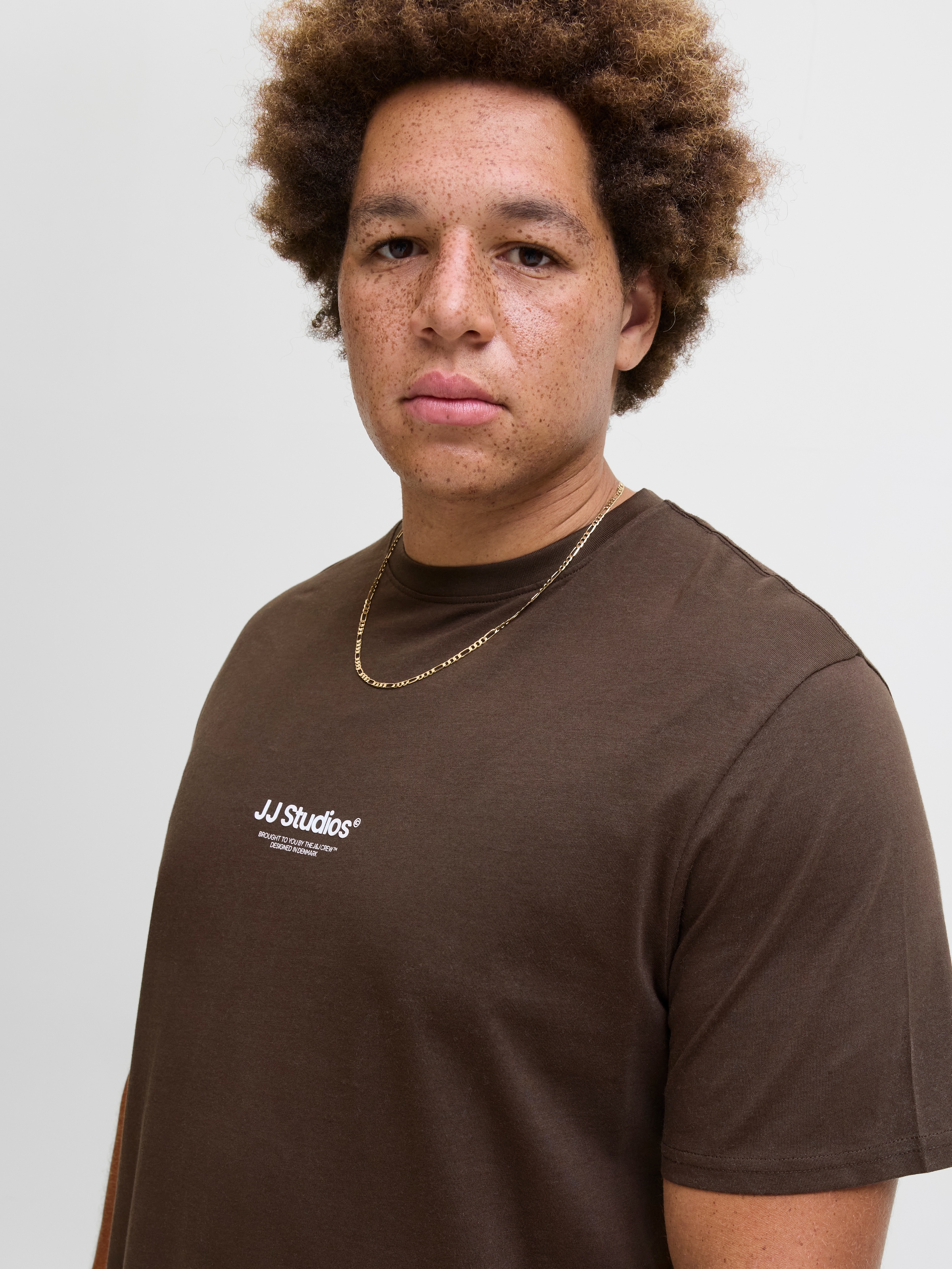 Jack & Jones PlusSize Shirt à col rond »JJESOHO TEE SS CREW NECK NOOS PLS« Baumwolle, regular fit