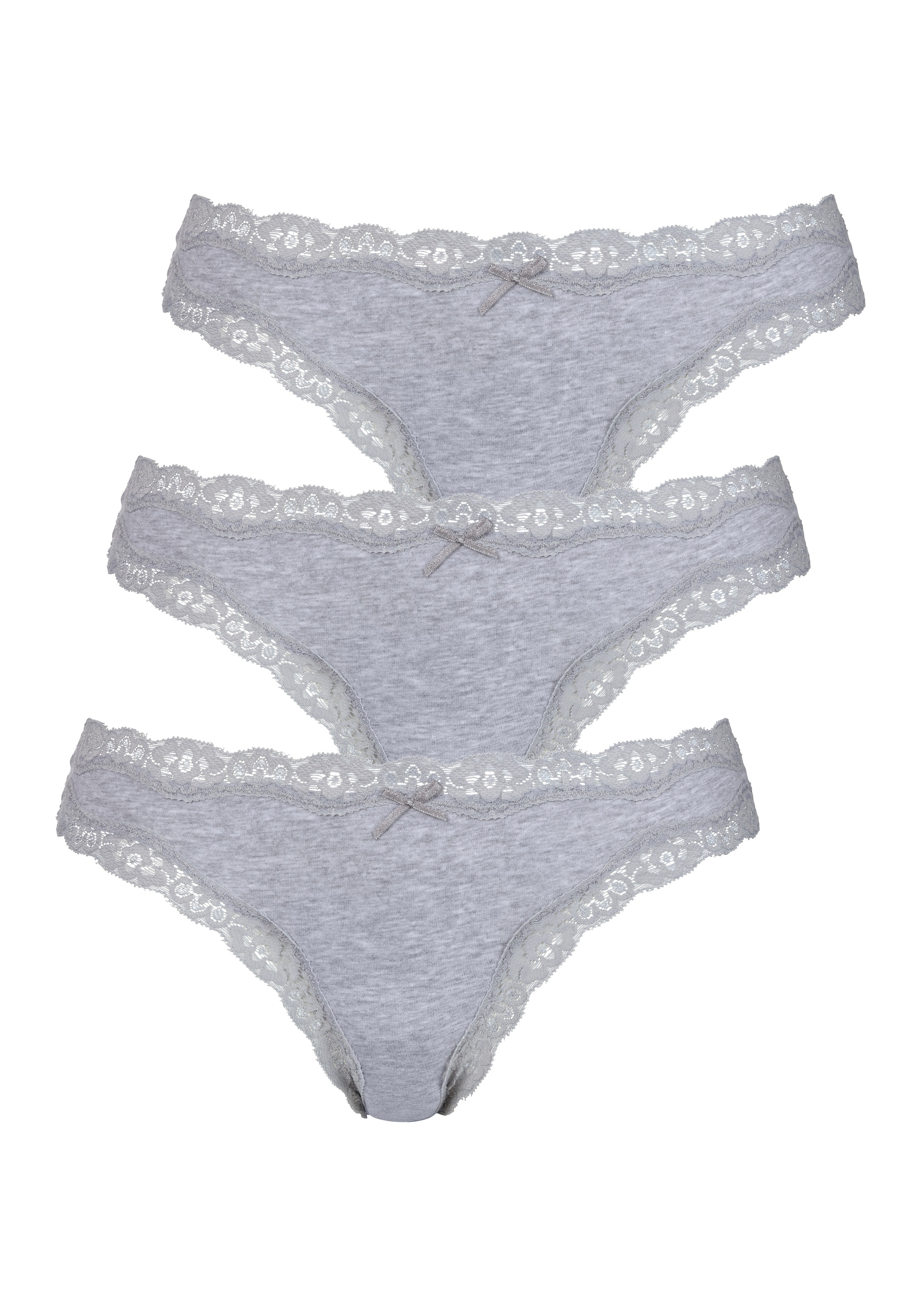 Image of LASCANA String, (Packung, 3 St., 3er-Pack), mit floraler Spitze bei Ackermann Versand Schweiz