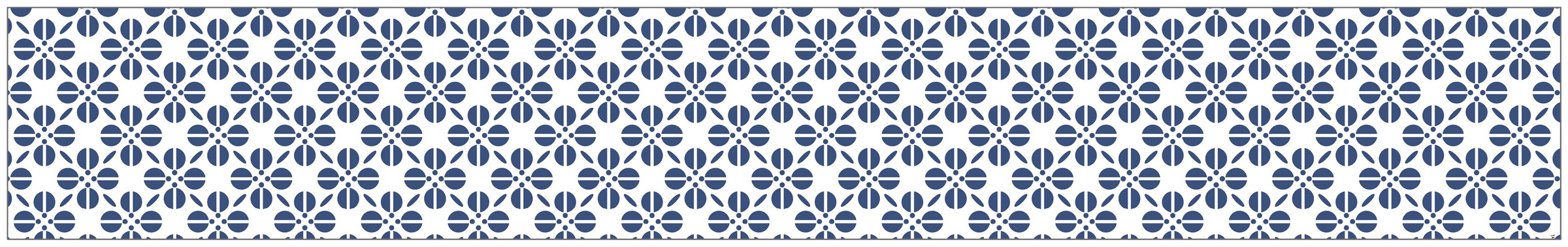 Image of MySpotti Fensterfolie »Look Grafik Blumenmuster blau«, halbtransparent, glattstatisch haftend, 200 x 30 cm, statisch haftend bei Ackermann Versand Schweiz