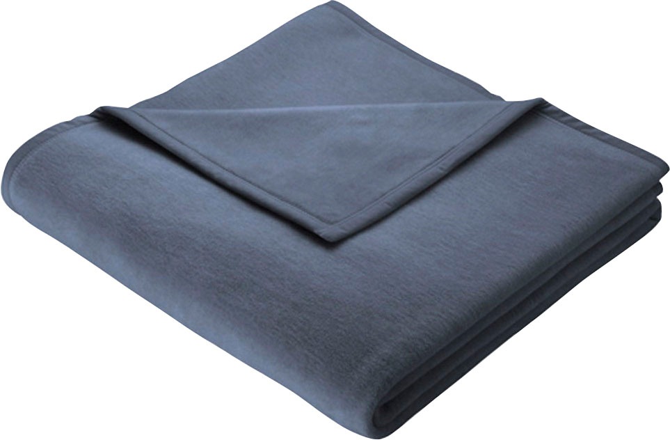 Image of Biederlack Wohndecke "Cotton Home" im Uni Design, Kuscheldecke