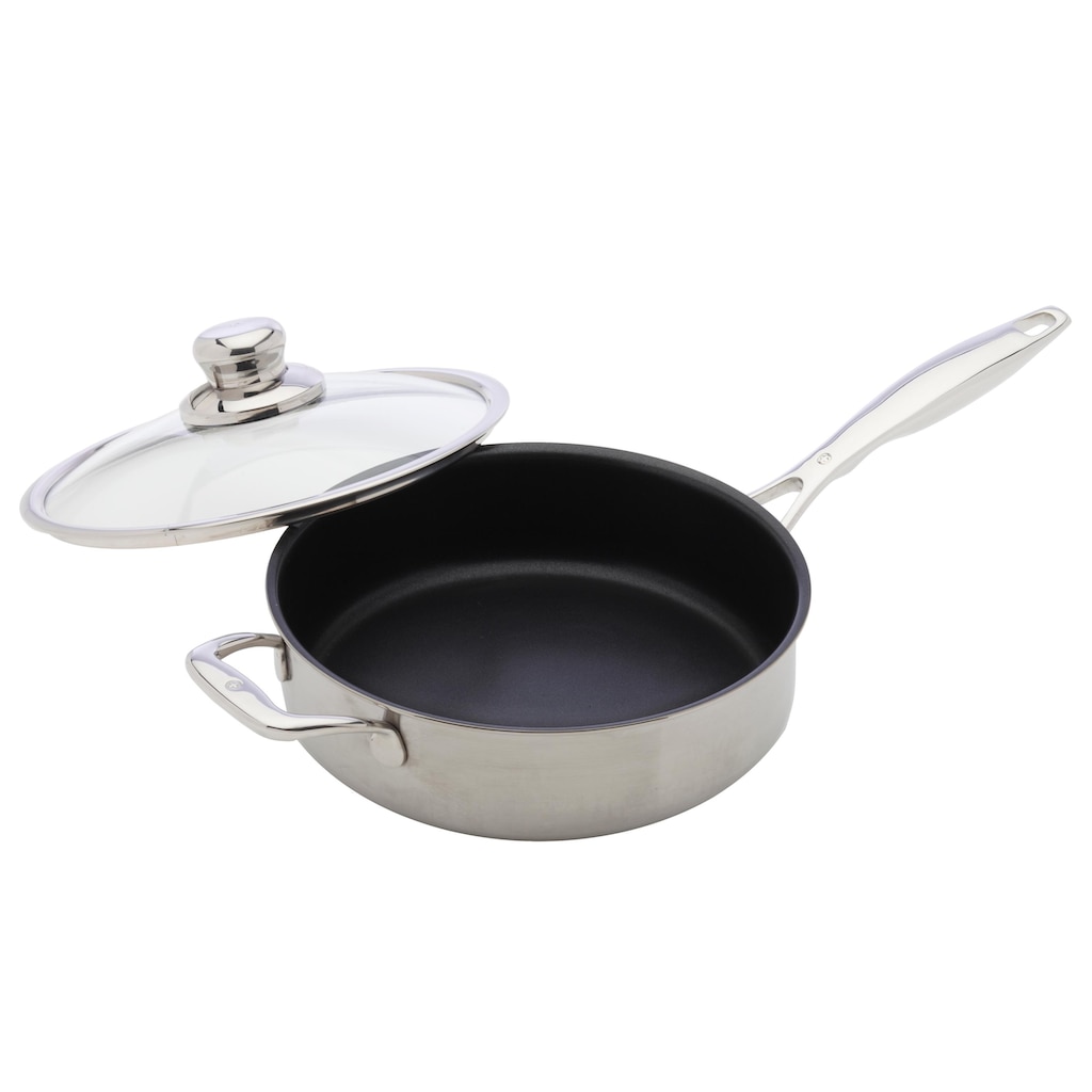 Swiss Diamond Bratpfanne »XD Nonstick Clad mit Deckel 24 cm«, Edelstahl