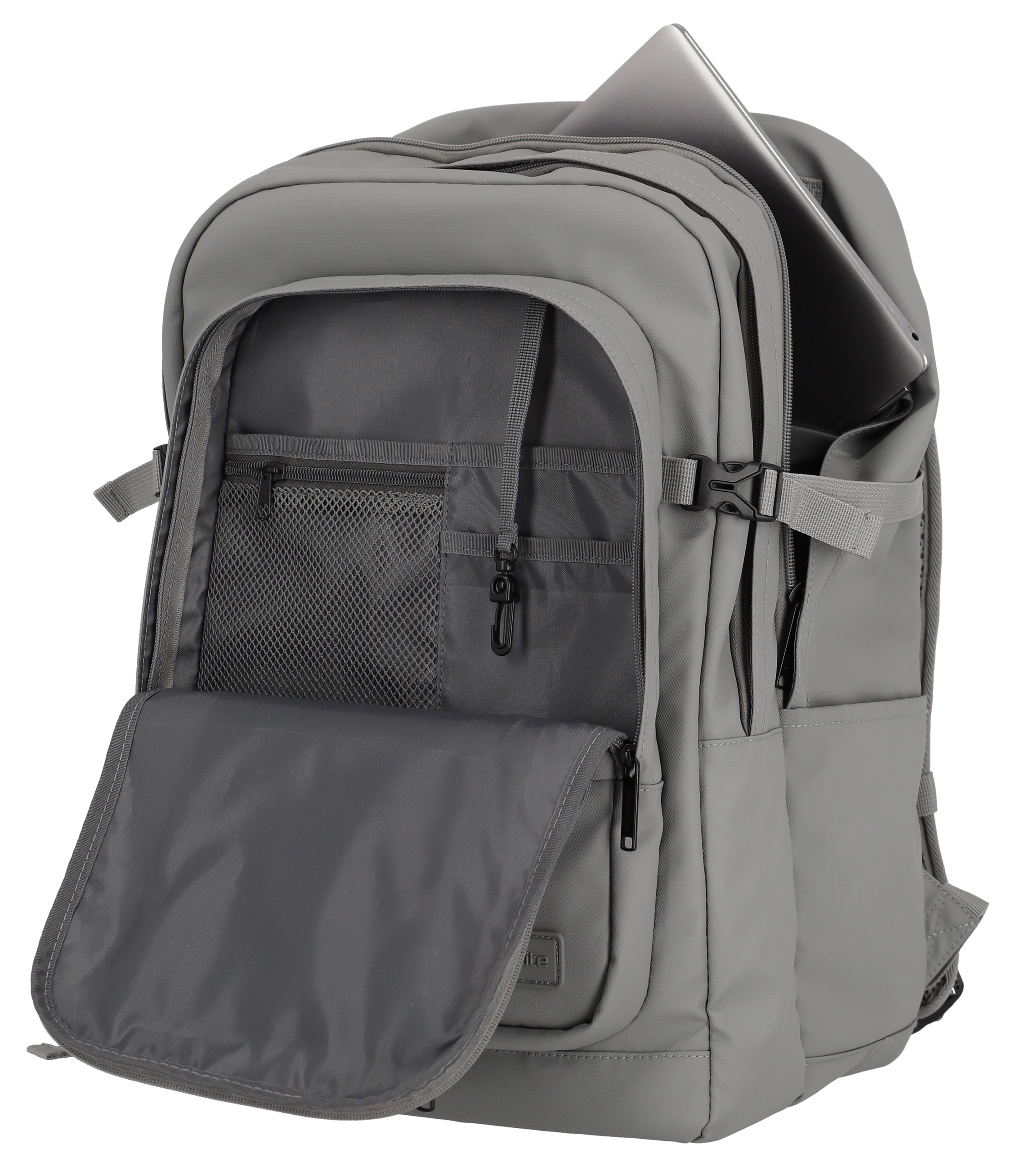 travelite Freizeitrucksack »BASICS Rucksack Plane«, Schulrucksack Arbeitsrucksack Reiserucksack mit 15,6 Zoll Laptopfach