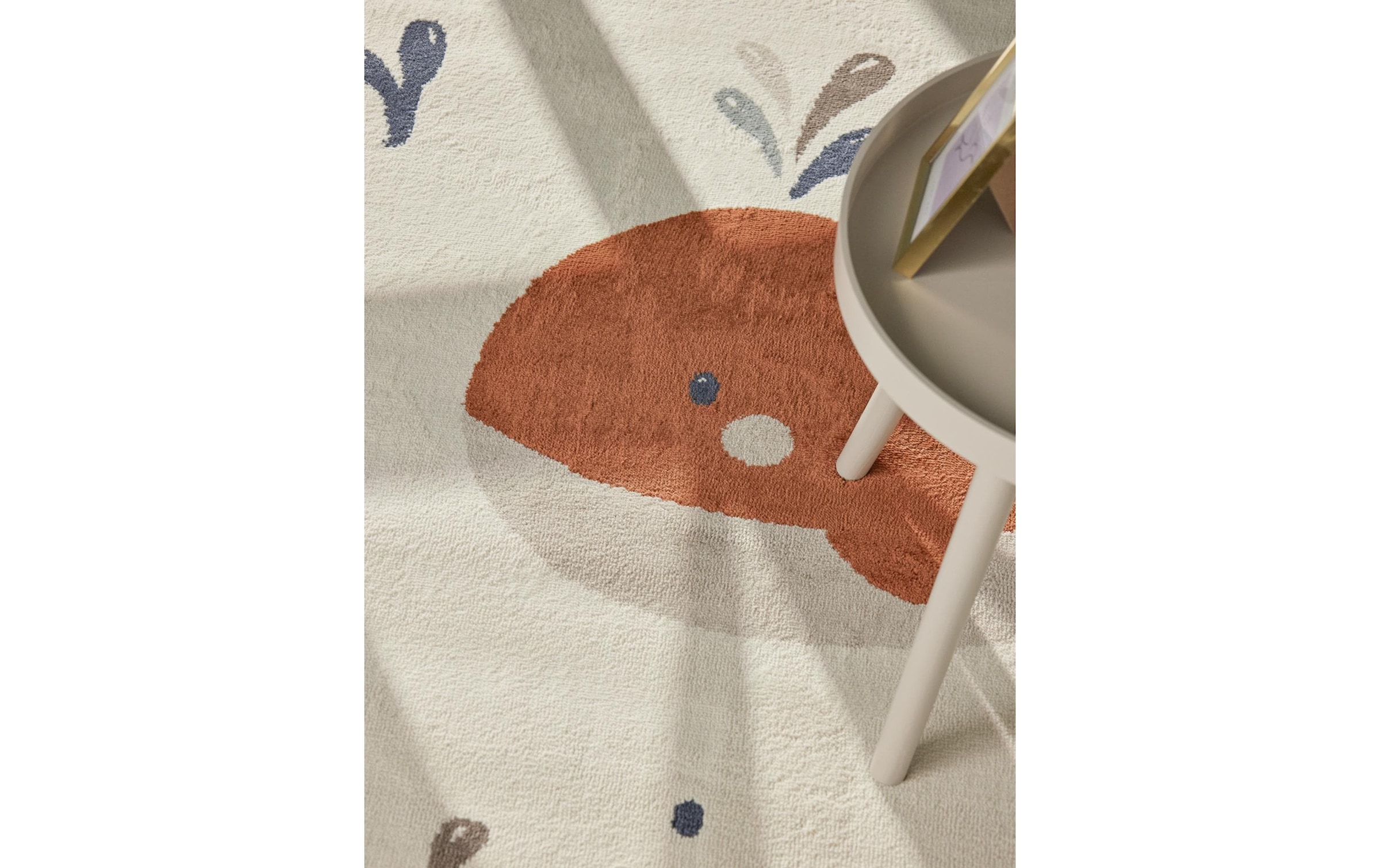 HANSE Home Kinderteppich »Moby« rund 10 mm Höhe Pflegeleicht, Weich, Kinderzimmer, Spielteppich, Spielunterlage