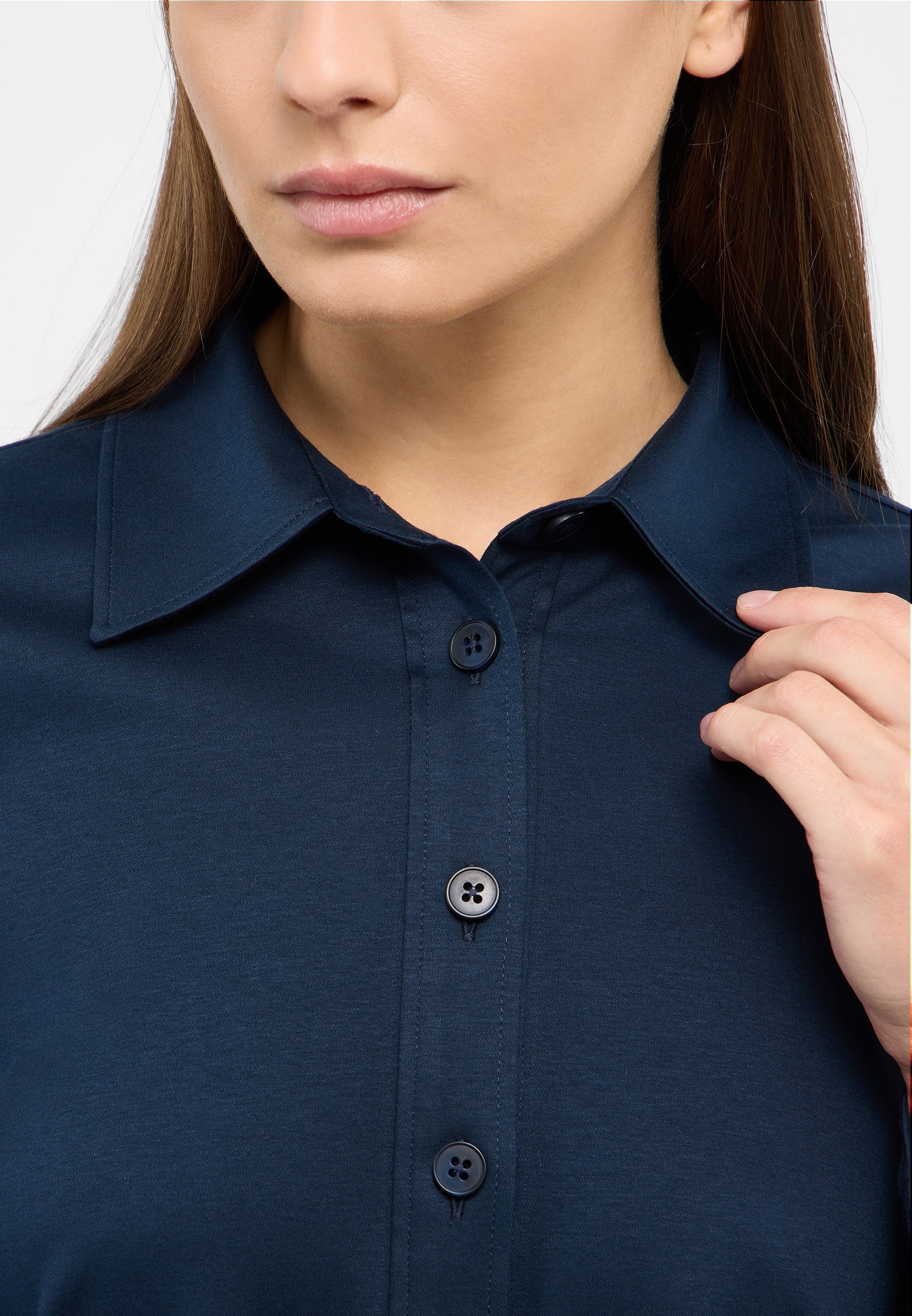 Eterna Hemdbluse »LOOSE FIT« EASY IRON (bügelleicht)