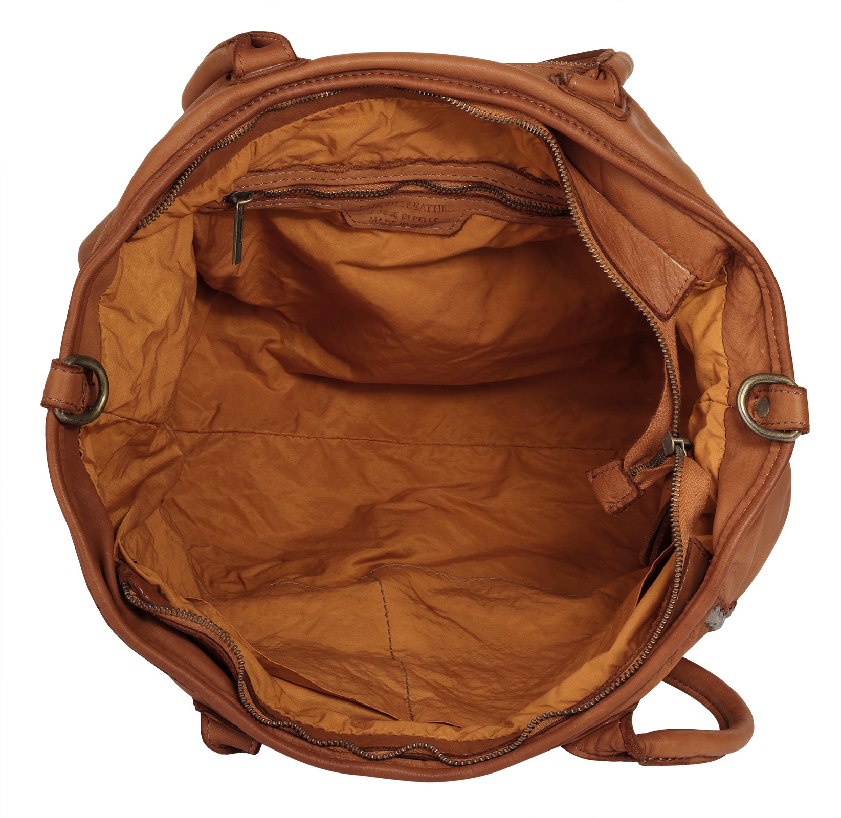 Samantha Look Shopper echt Leder, Made in Italy