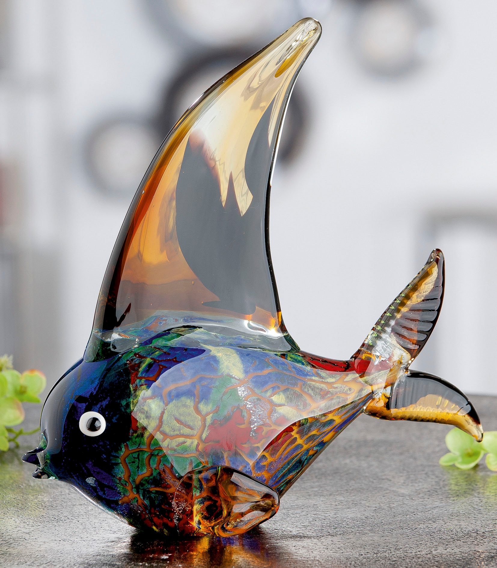 Casablanca by Gilde Tierfigur Fisch«, jetzt farblich »Glas kaufen durchgefärbt