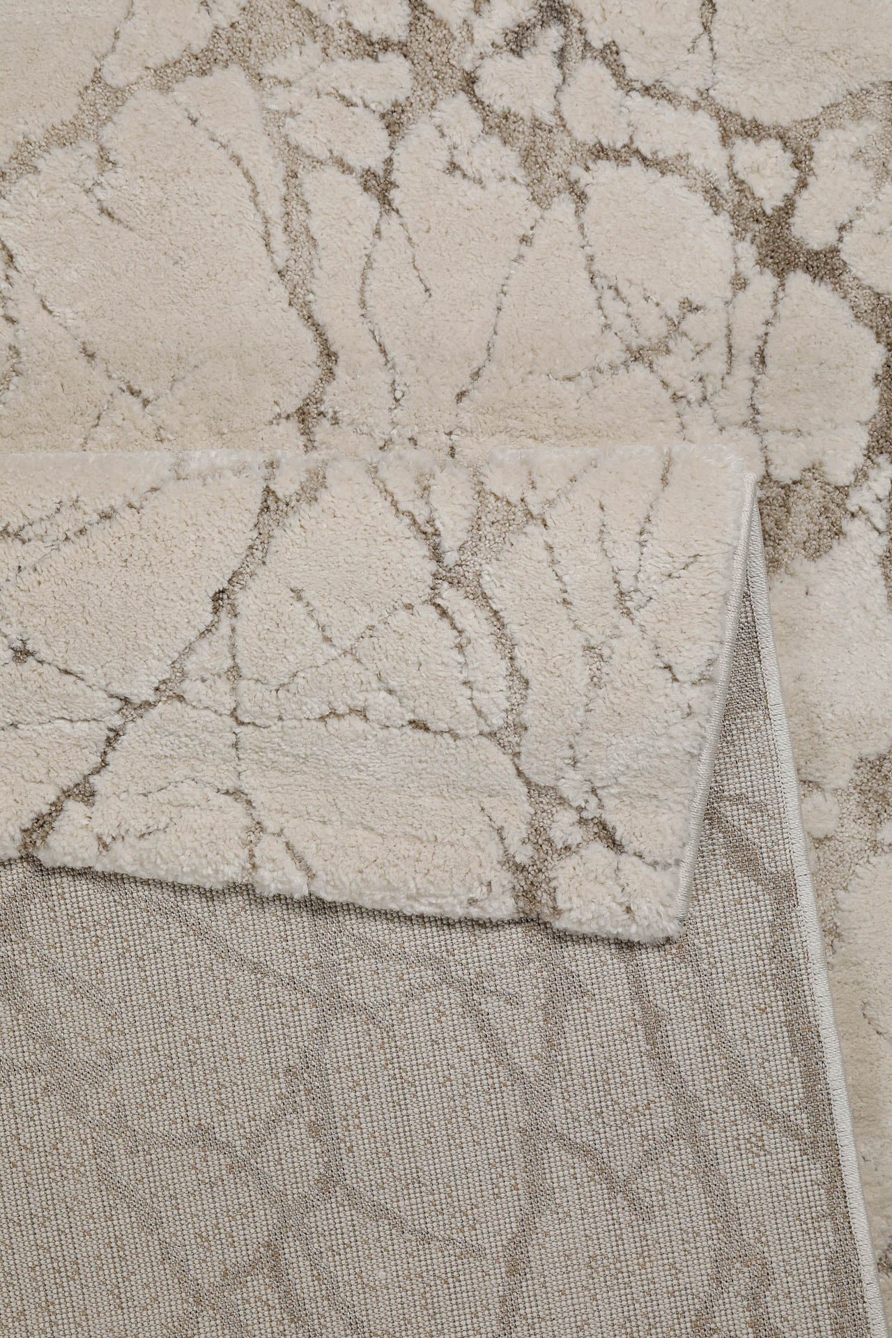 Wecon home Teppich »Linus« rechteckig 18 mm Höhe Gewebt, Hoch-Tief, pflegeleicht, Marmor Optik, Scandi, Wohnzimmer