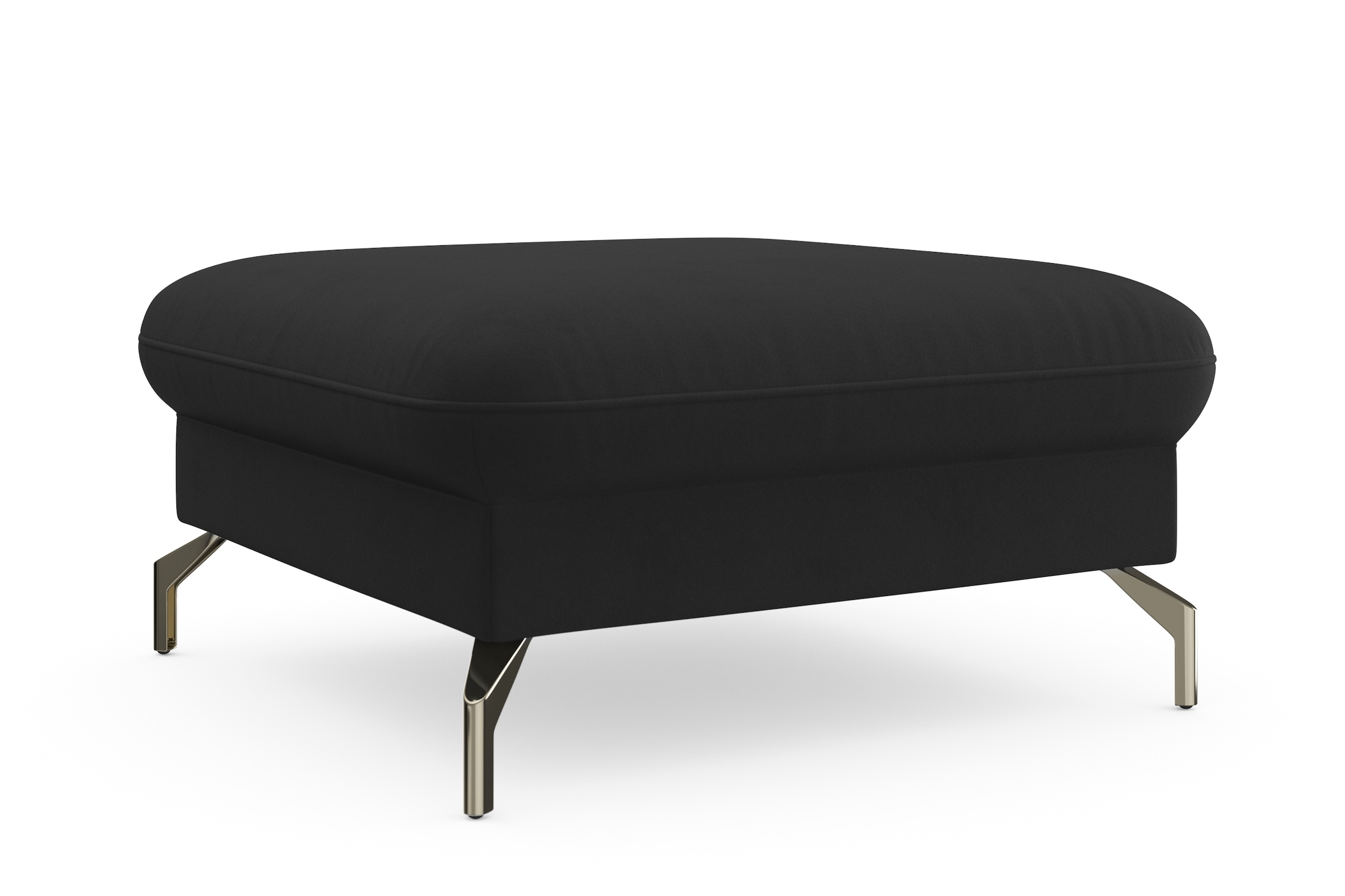 sit&more Tabouret »Fashion« avec ressorts ensachés, pieds nickelés satinés