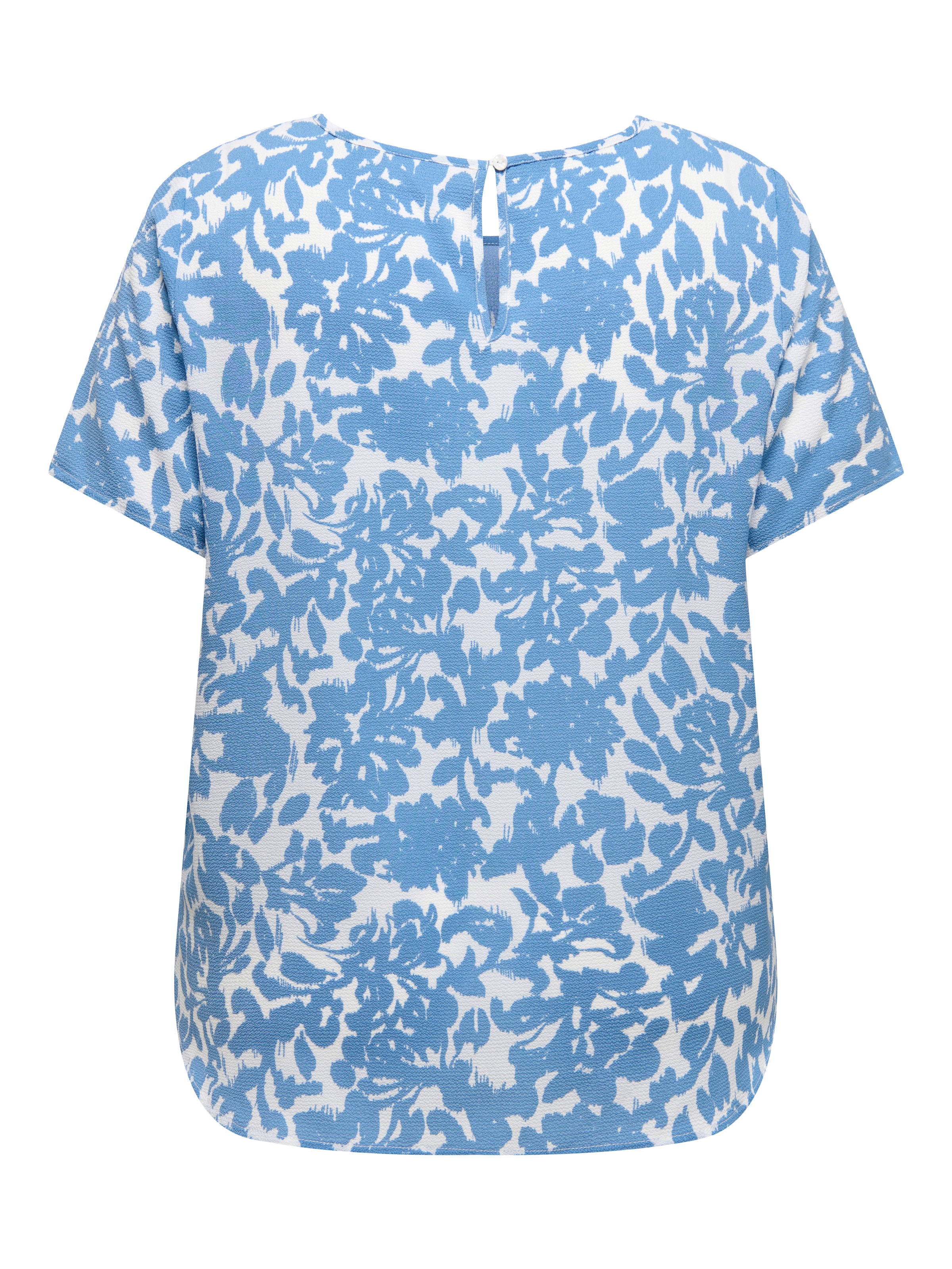 ONLY CARMAKOMA Shirtbluse »CARVICA SS TOP WVN NOOS« Materialmix, regular fit