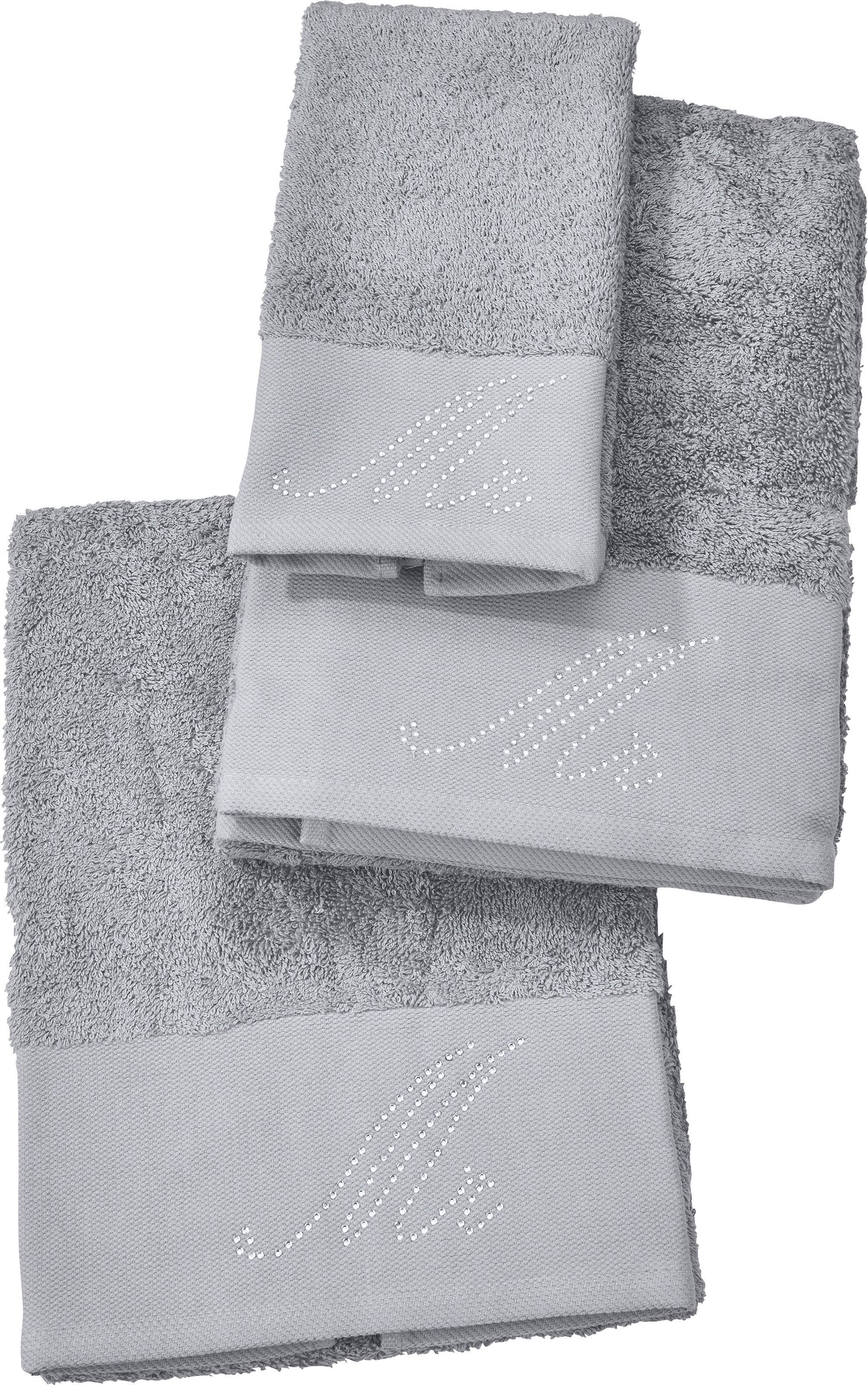 Image of done.® Duschtuch »Stone«, (1 St.), mit Strass-Stein Applikationen, verschiedene Motive bei Ackermann Versand Schweiz