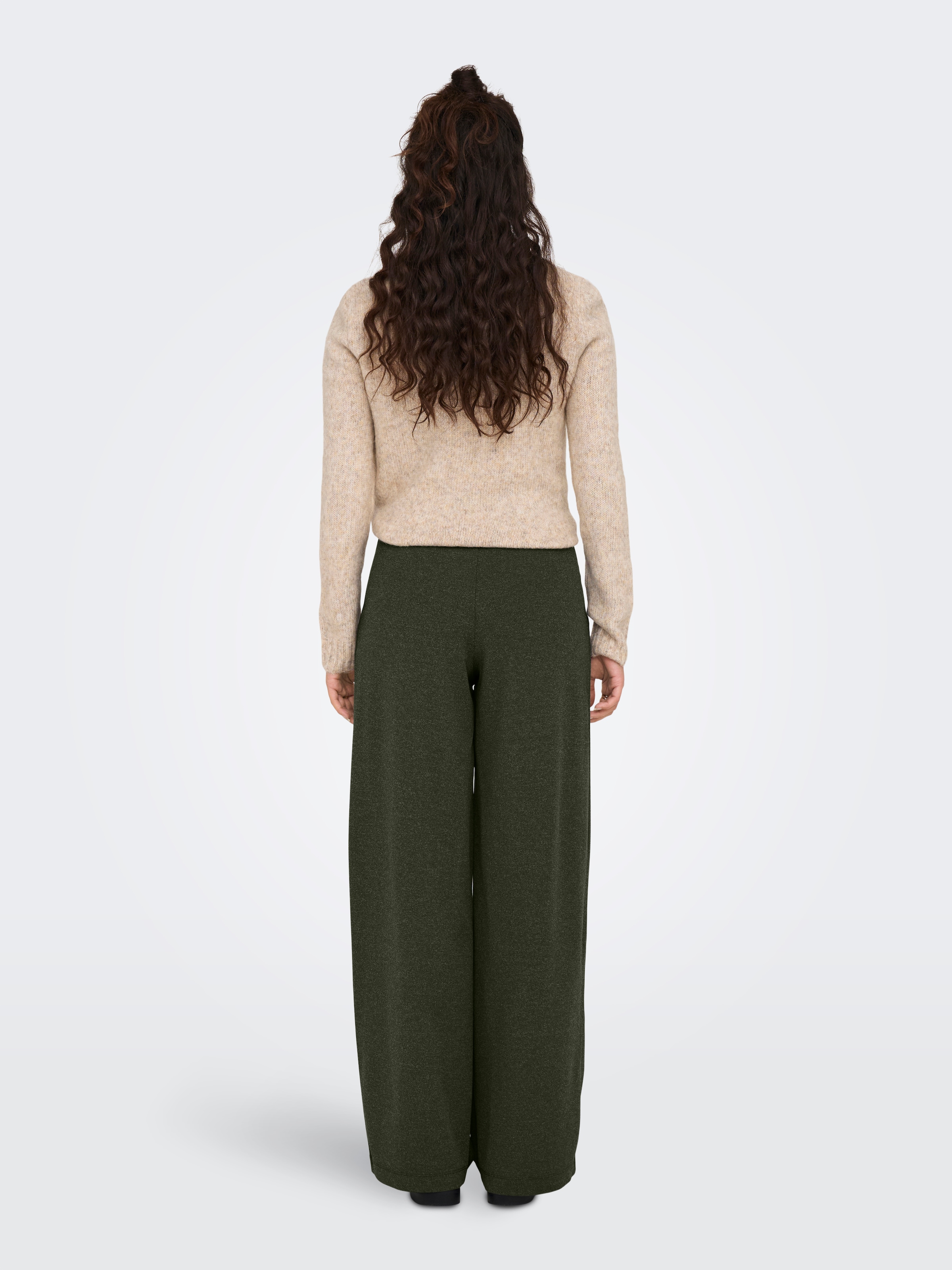 JDY Jerseyhose »JDYGEGGO NEW LONG PANT JRS NOOS«, mit dekorativem Riegel vorne am Bund