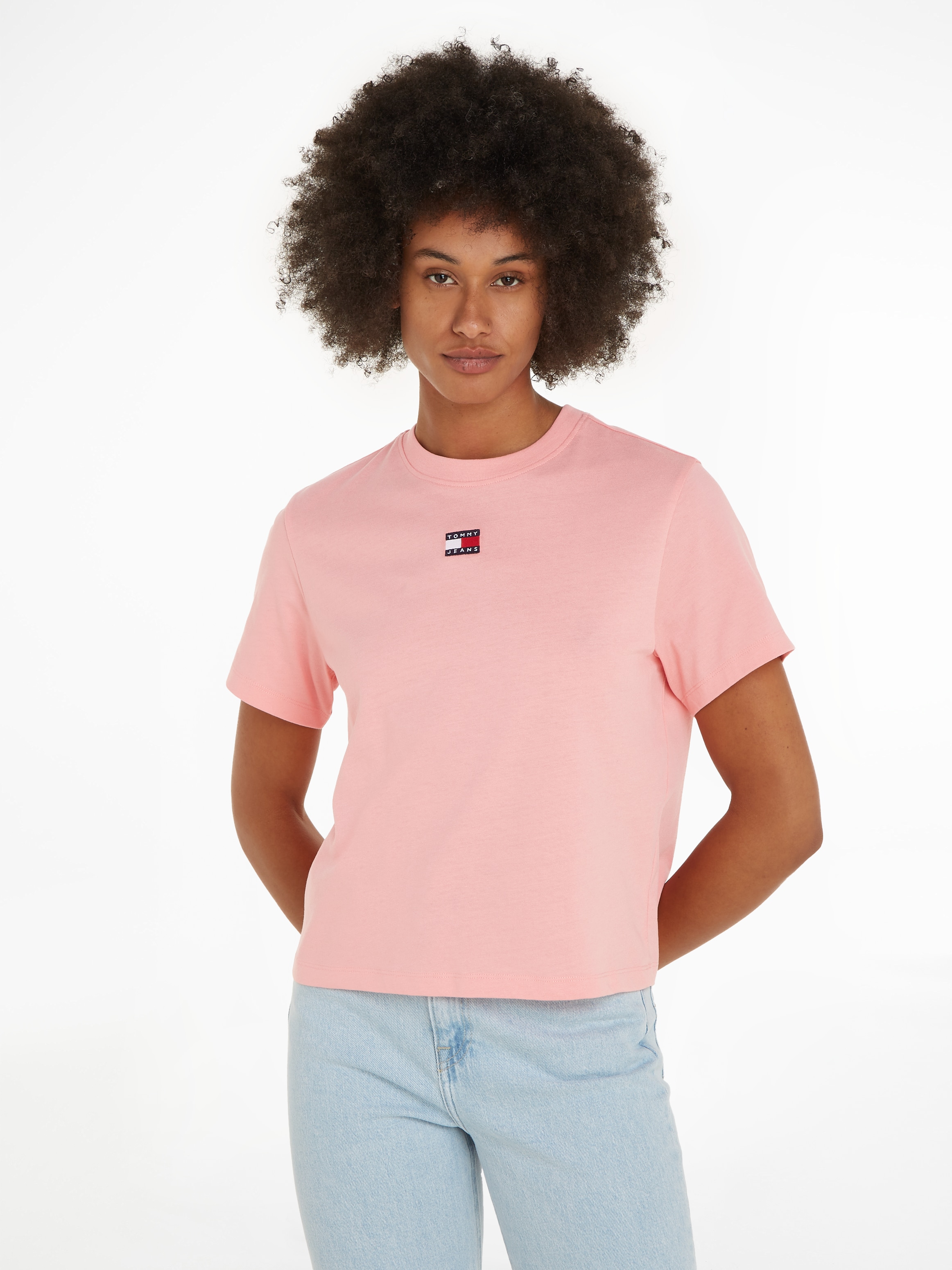 Tommy Jeans T-Shirt »TJW BXY BADGE TEE EXT«, mit grosser Tommy Jeans Logo-Badge im Sale-Tommy Jeans 1