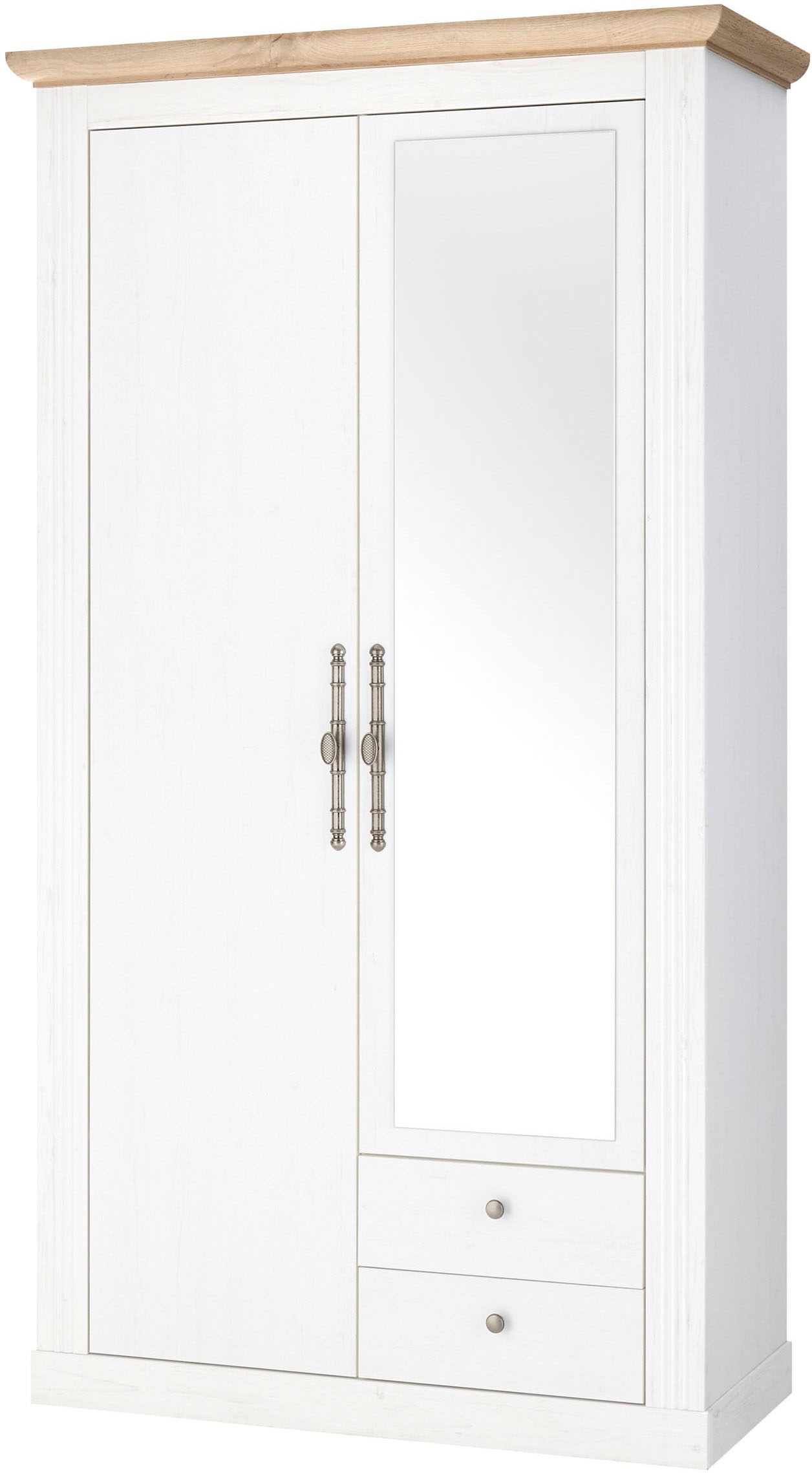 Image of GOODproduct Garderobenschrank "WESTMINSTER" Breite ca. 108 cm, im romantischen Landhausstil