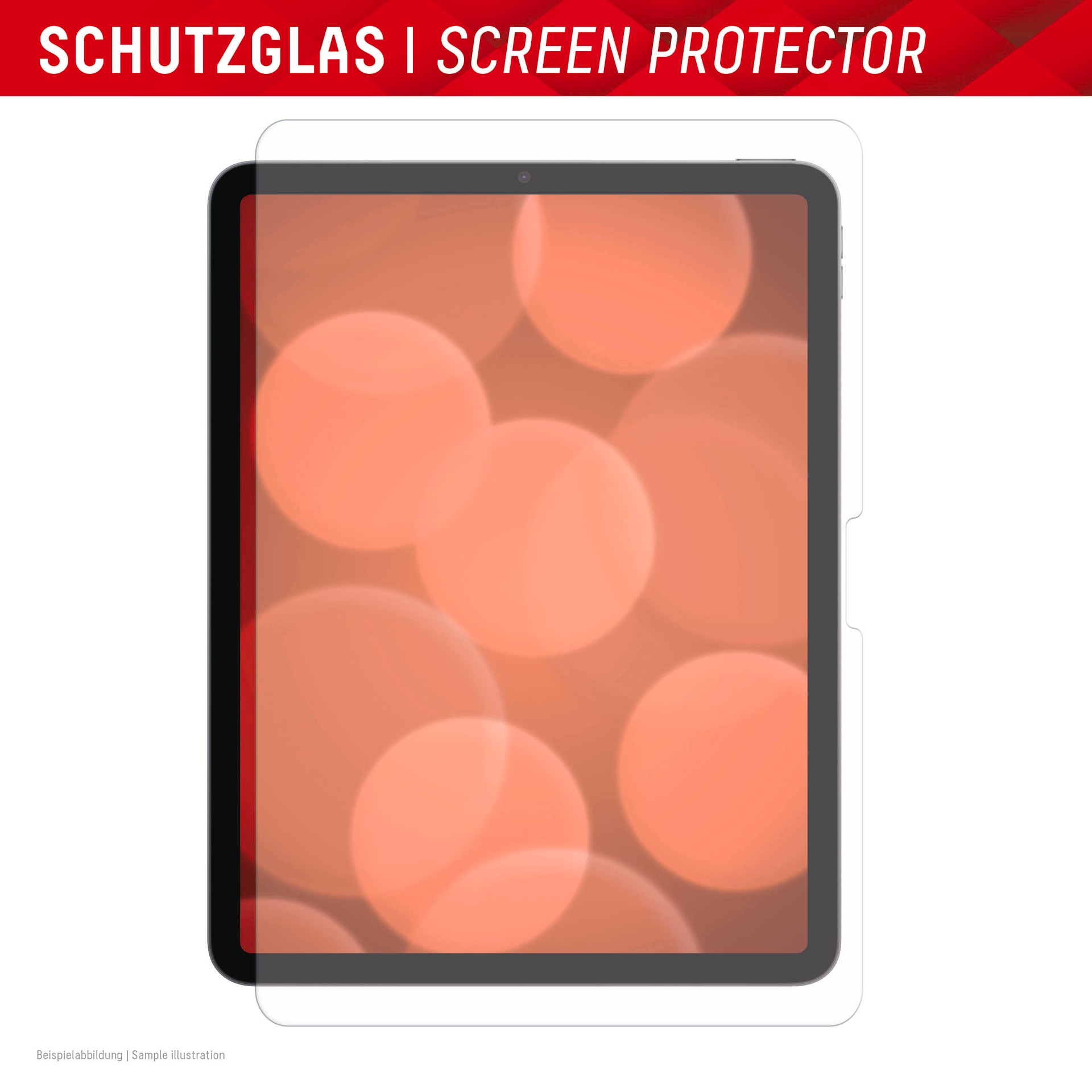 Displex Displayschutzfolie »Tablet Glass«, für Apple iPad Air 13'' (2024/2025), Displayschutz, Bildschirmschutz, kratz & stossfest, einfaches Anbringen