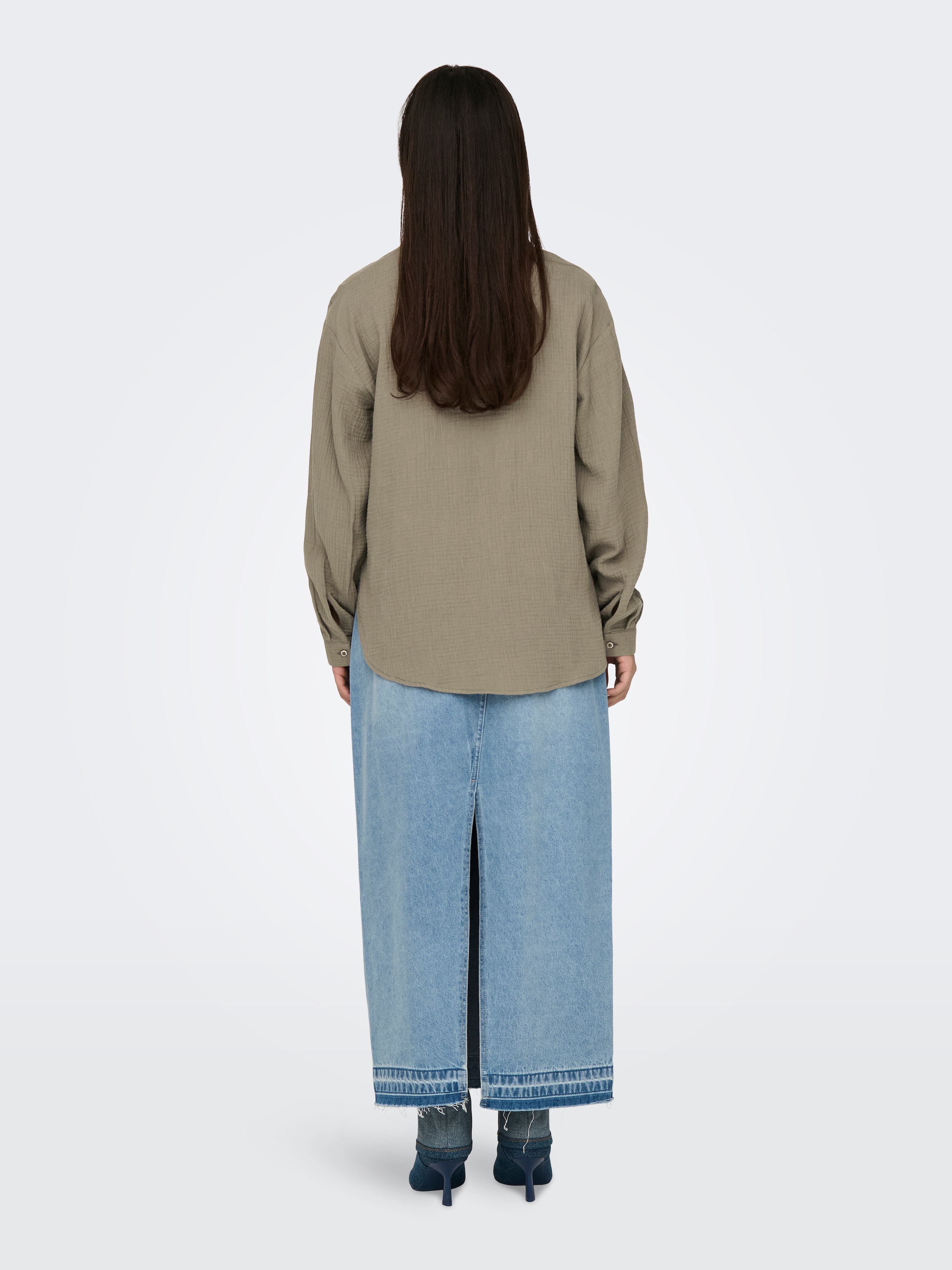 JDY Blouse chemise »JDYTHEIS LIFE L/S LOOSE SHIRT WVN NOOS« Baumwolle, regular fit