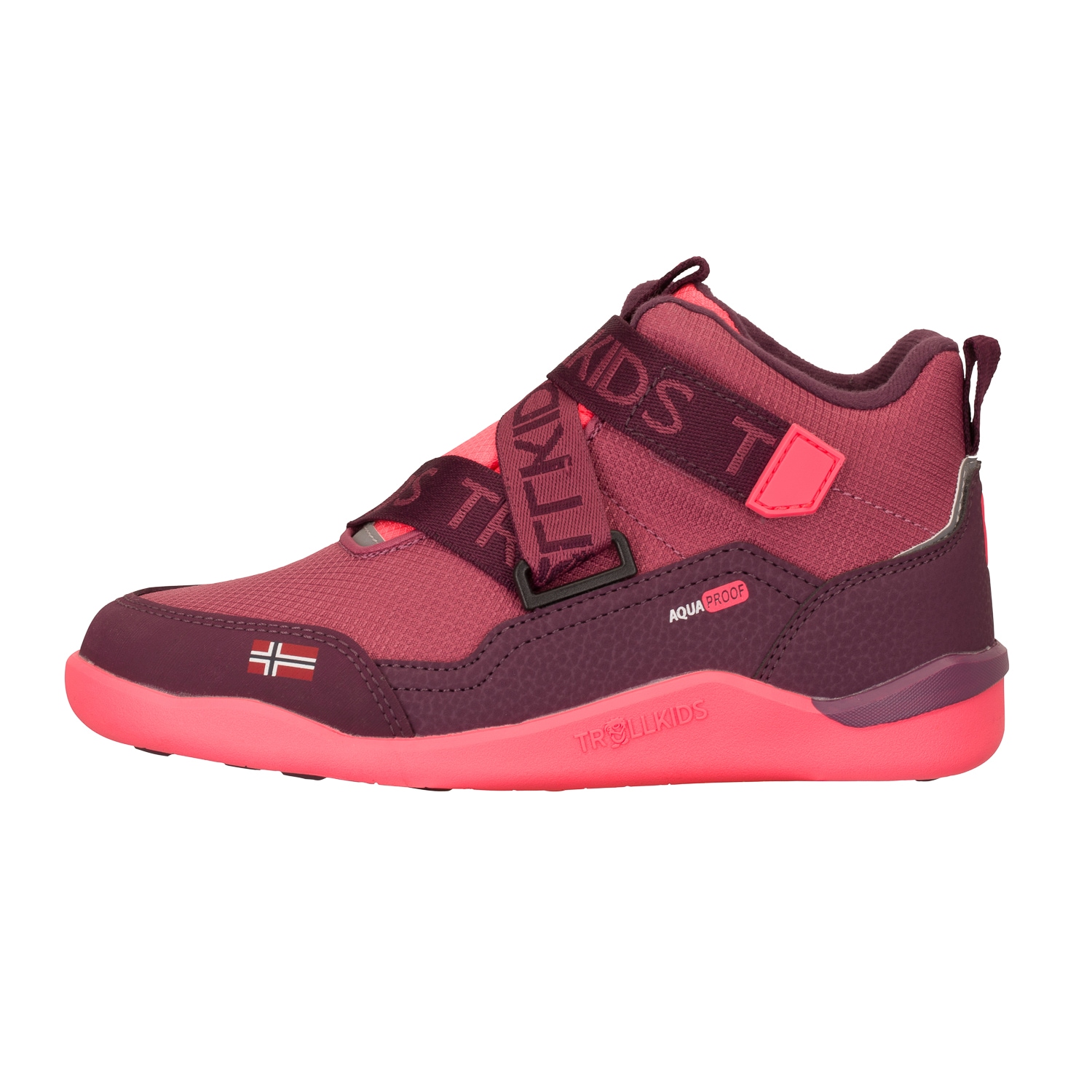 TROLLKIDS Chaussures pieds nus »KIDS NORDFJORD BAREFOOT WINTER HIKER«  imperméable, doublure chaude en polaire