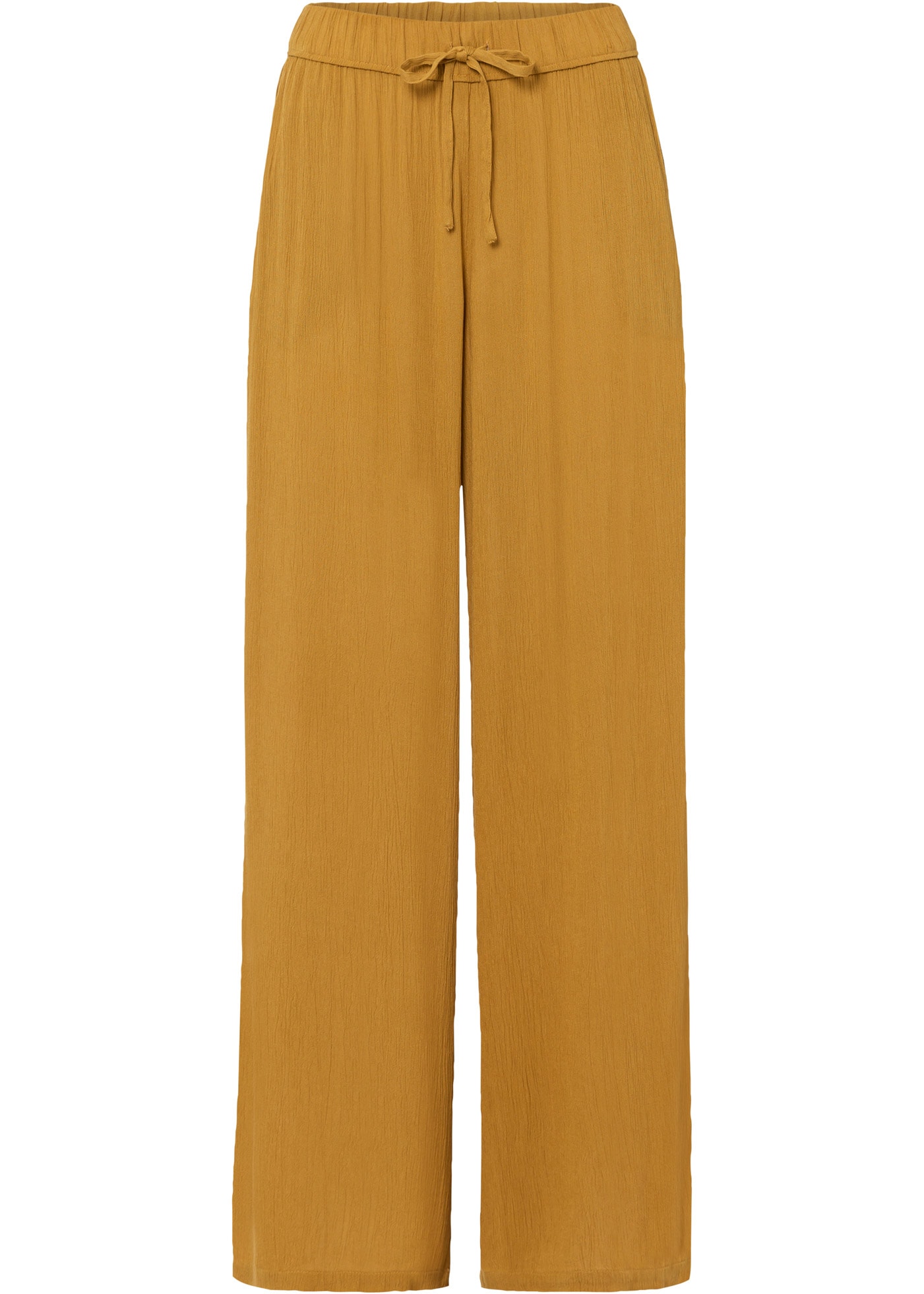 bonprix Marlene-Hose »Marlenehose aus fliessender Viskose«  aus Viskose, lockere Passform, mit Bindeband, lässiger Stil