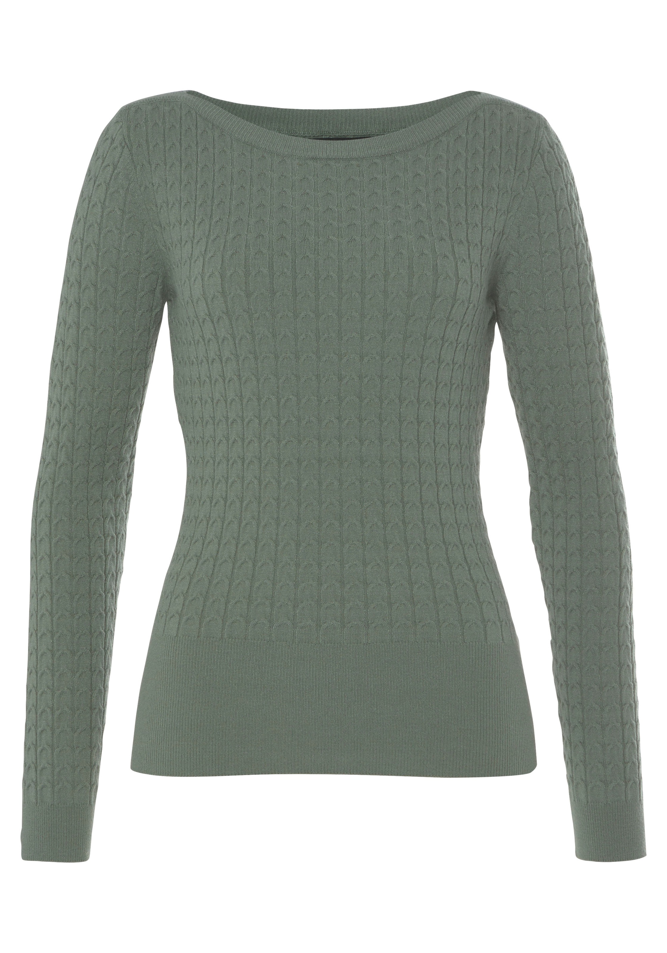 Melrose Strickpullover, mit Zopfmuster