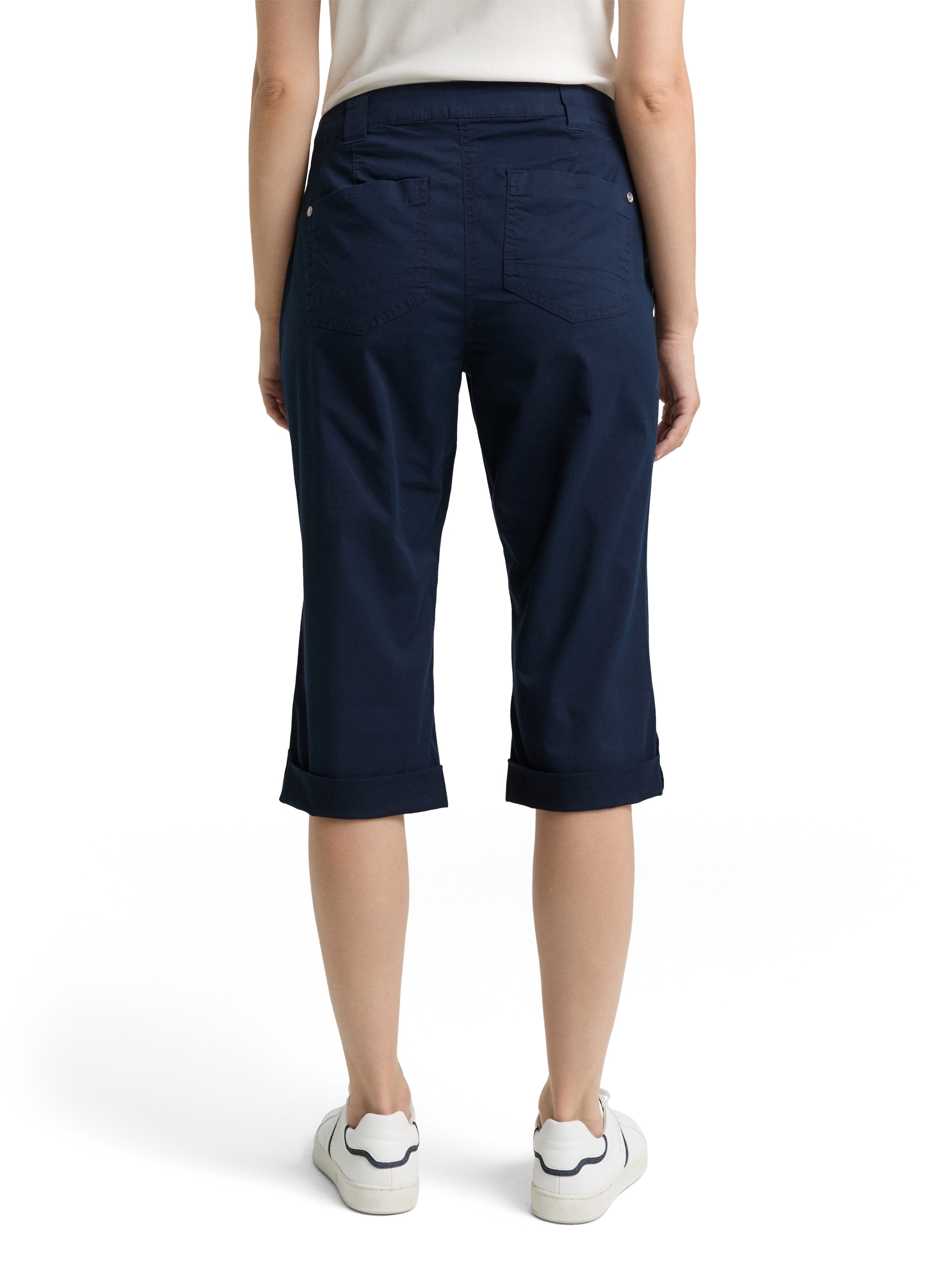 TOM TAILOR Caprihose, Sommerhose mit Streifen Muster