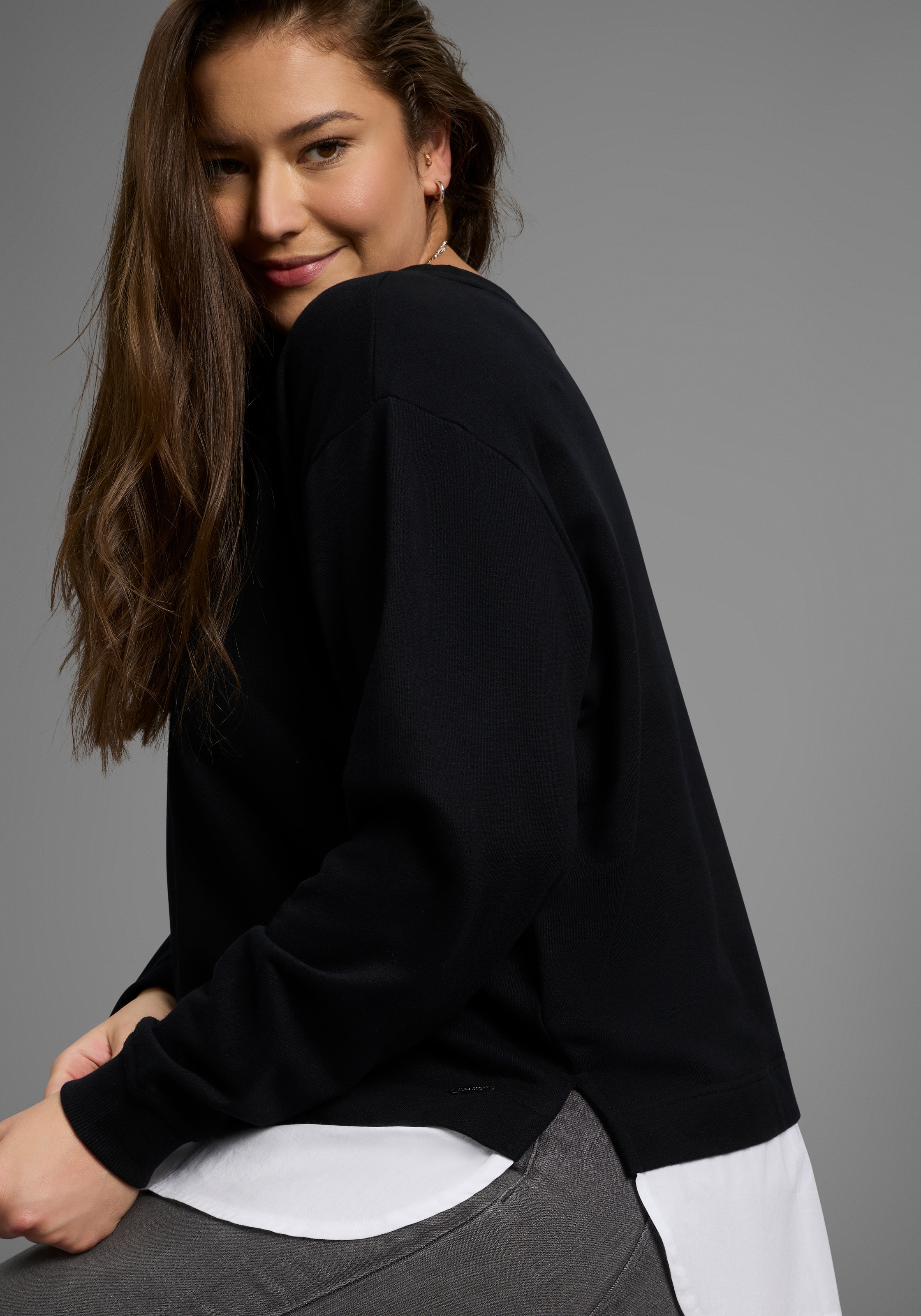 Laura Scott CURVE Sweater, Bluseneinsatz - GROSSE GRÖSSE
