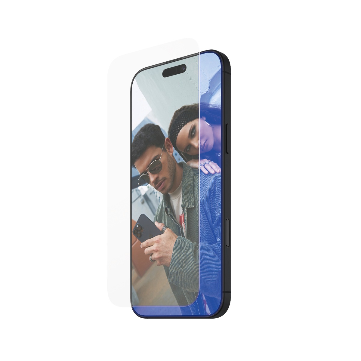SAFE by PanzerGlass Displayschutzglas »Anti-Blue Light Screen Protection«, für Apple iPhone 16 Pro, (1 St.), Displayschutzfolie, Schutzfolie, Bildschirmschutz, kratz- & stossfest