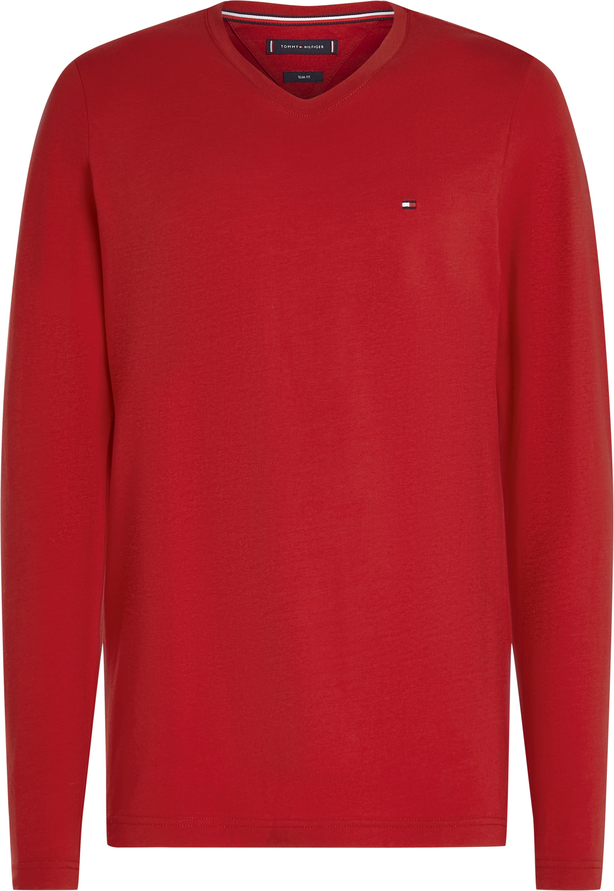 Tommy Hilfiger Langarmshirt »STRETCH SLIM FIT LONG SLEEVE«, aus Baumwollstretch