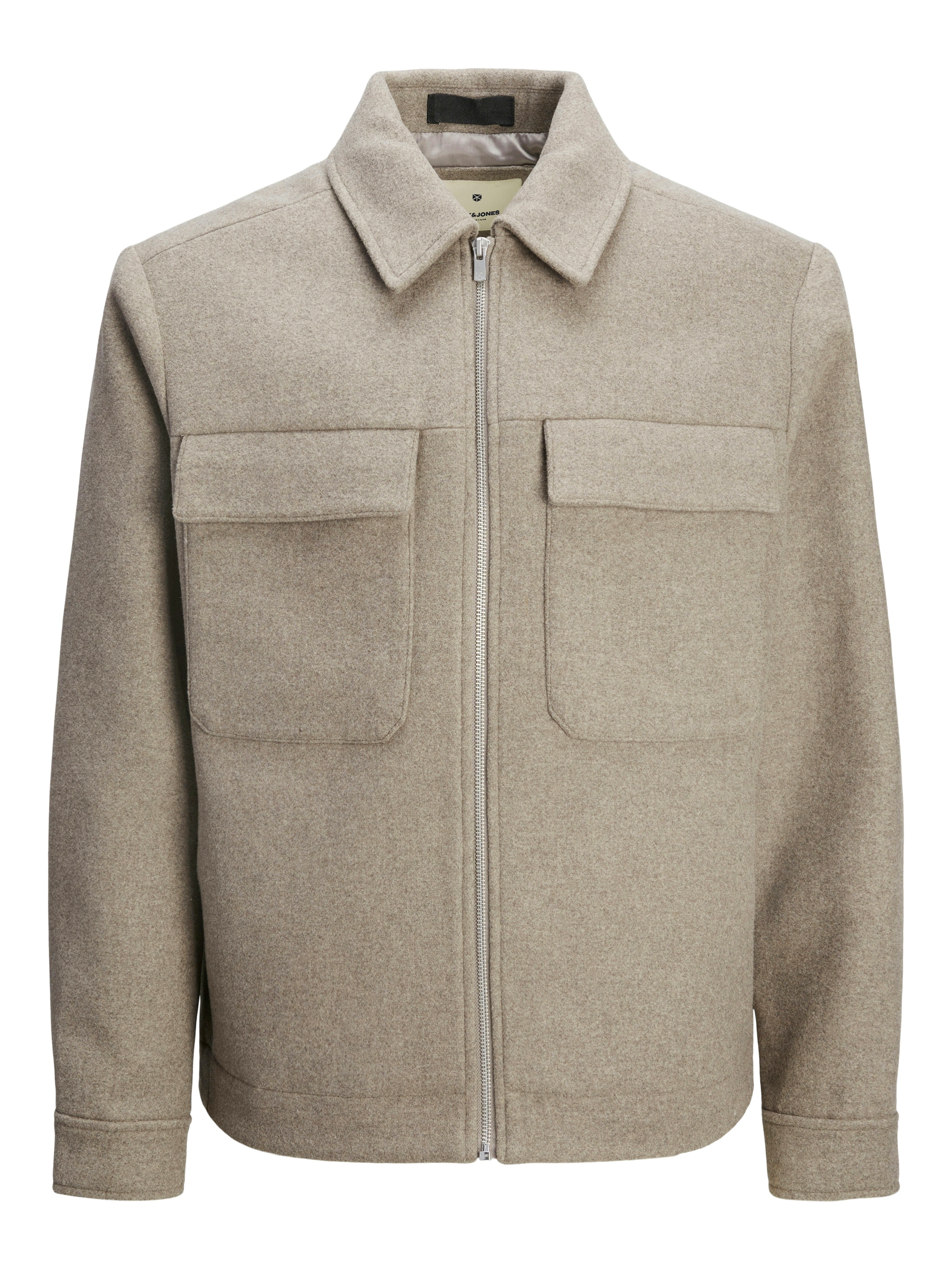 Jack & Jones Wolljacke »JPRCCRUSSEL WOOL BLEND JACKET SN«, ohne Kapuze