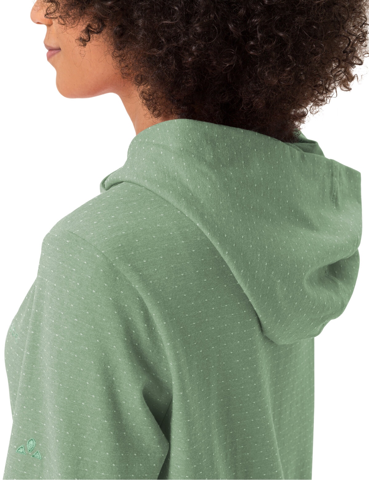 VAUDE Kapuzensweatshirt »WOMEN'S TUENNO PULLOVER«, (1 tlg.), Logoprägung auf dem Arm
