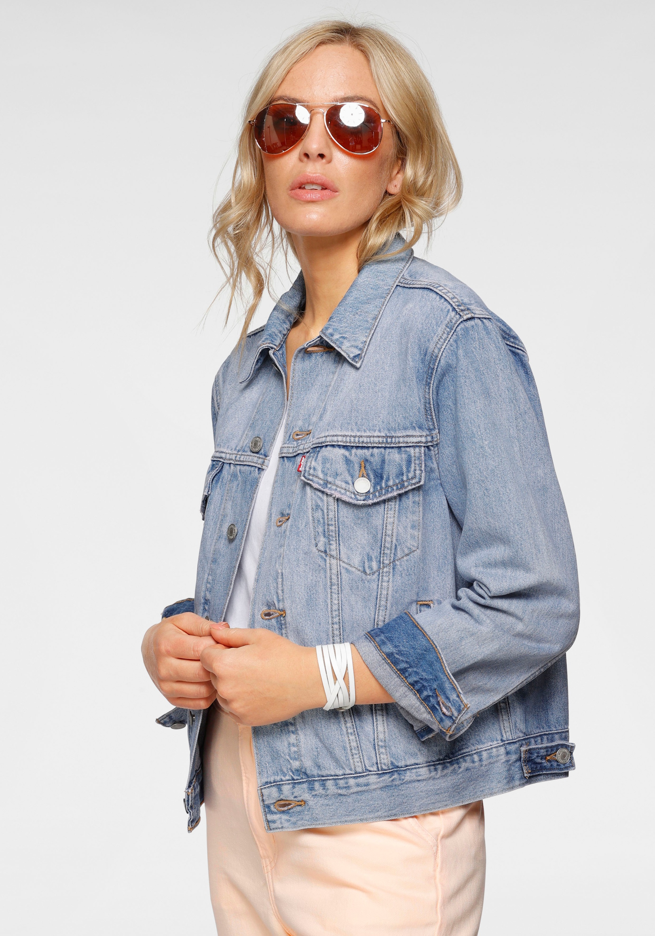 Image of Levi's® Jeansjacke, im Batik-Look bei Ackermann Versand Schweiz