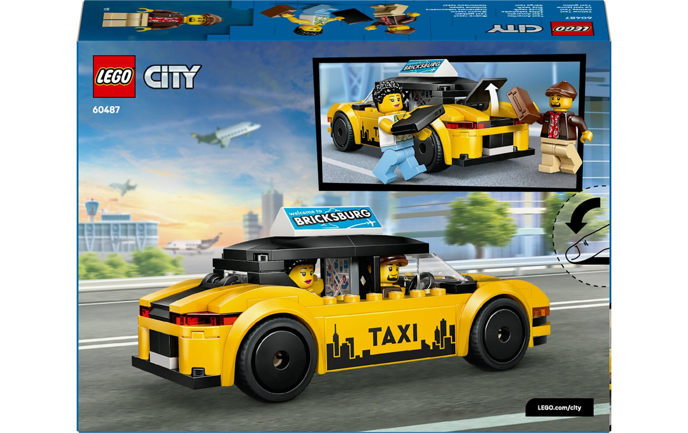   Konstruktionsspielsteine »City Gelbes Taxi 60487« Kategorie: Fahrzeug