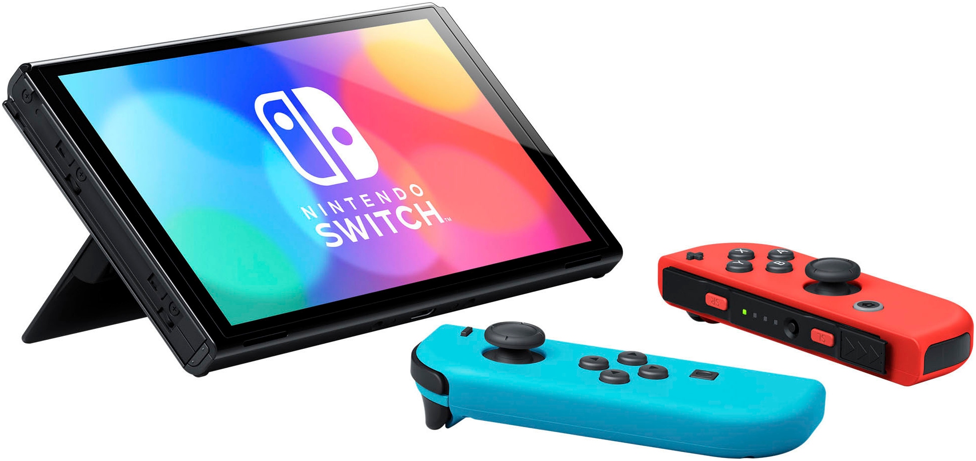 Nintendo Switch Spielekonsole »OLED NEON Konsole r/b«