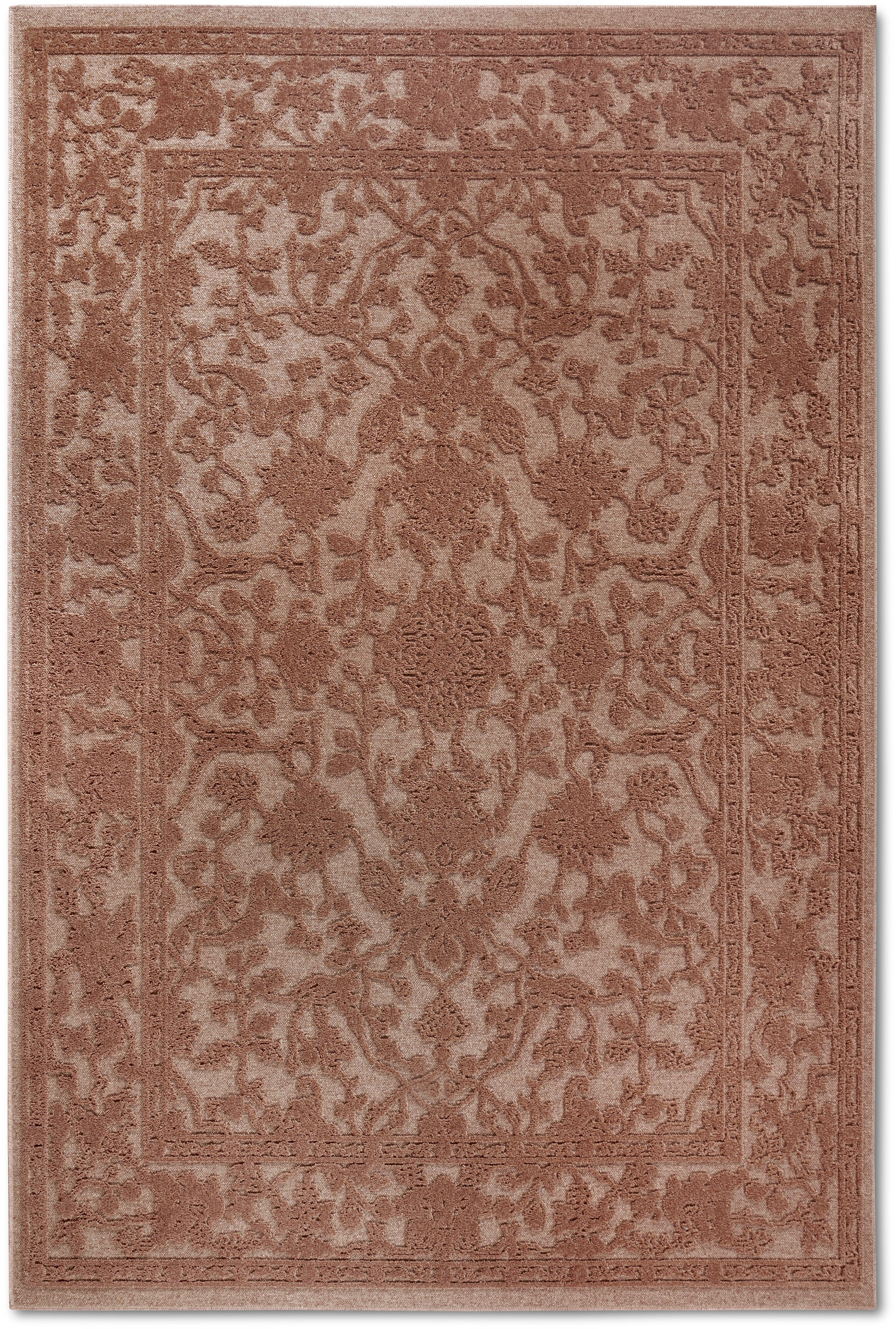 Villeroy & Boch Teppich »Ambroise«, rechteckig, 5,5 mm Höhe, Wohnzimmer, Schlafzimmer, Modern, Hoch-Tief Effekt, Flur