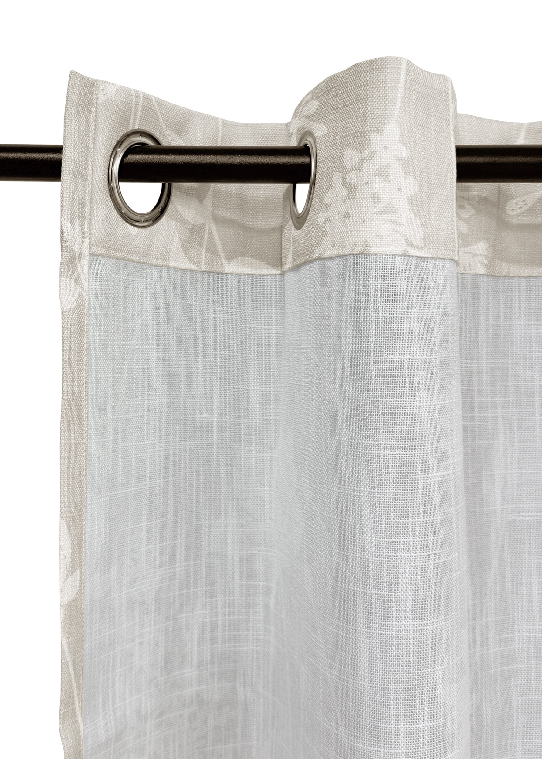 GOODproduct Gardine »Linnah« Ösen 1 Stk. tlg. halbtransparent, strukturiert, Wohnzimmer, Schlafzimmer, Esszimmer,