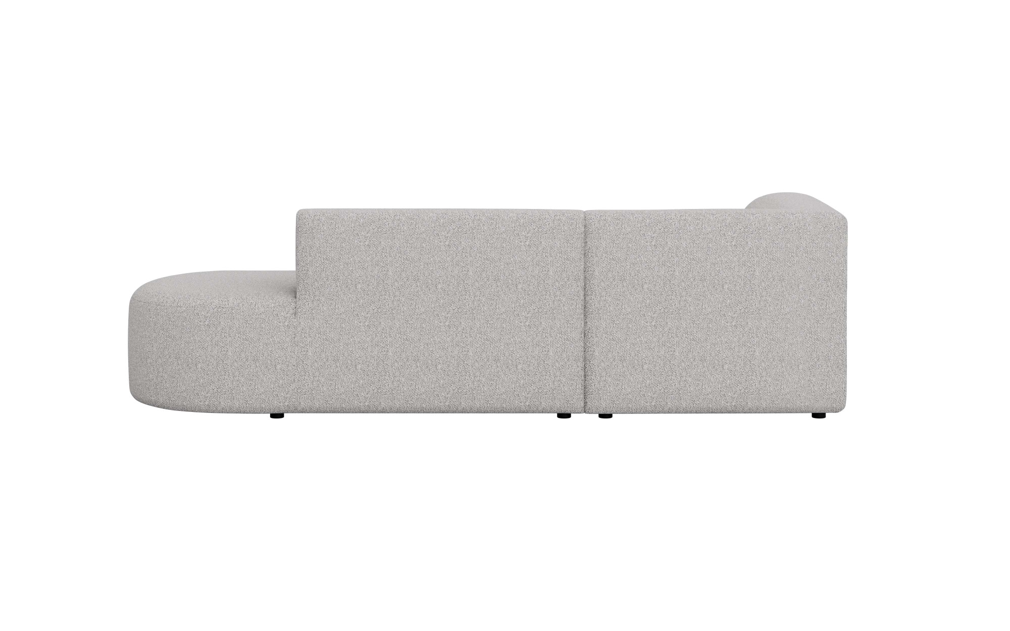 andas Ecksofa »Ecksofa Tvinne mit Ottomane links oder rechts bestellbar«, L-Form, mit Wellenunterfederung, BxTxH 260x170x73 cm