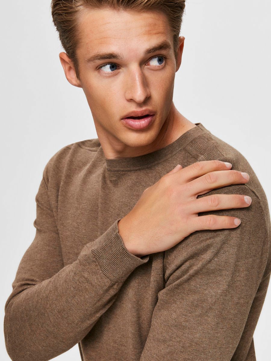 SELECTED HOMME Pull en tricot »SLHBERG CREW NECK NOOS«