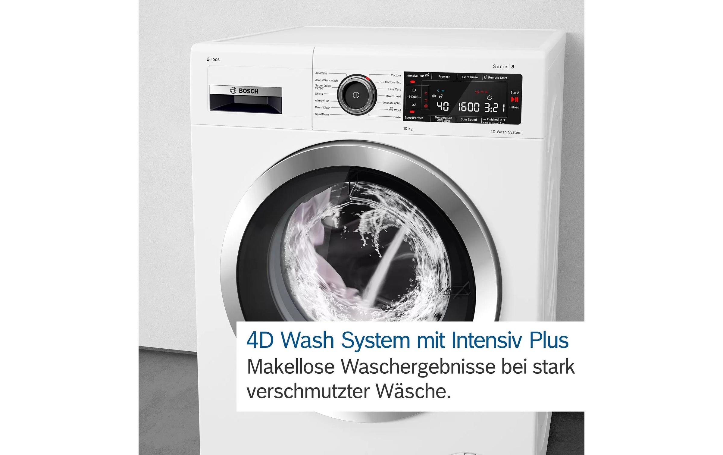 BOSCH Waschmaschine »Bosch Serie 8 WGB2560«, Serie 8 WGB25604CH, 10 kg, 1600 U/min